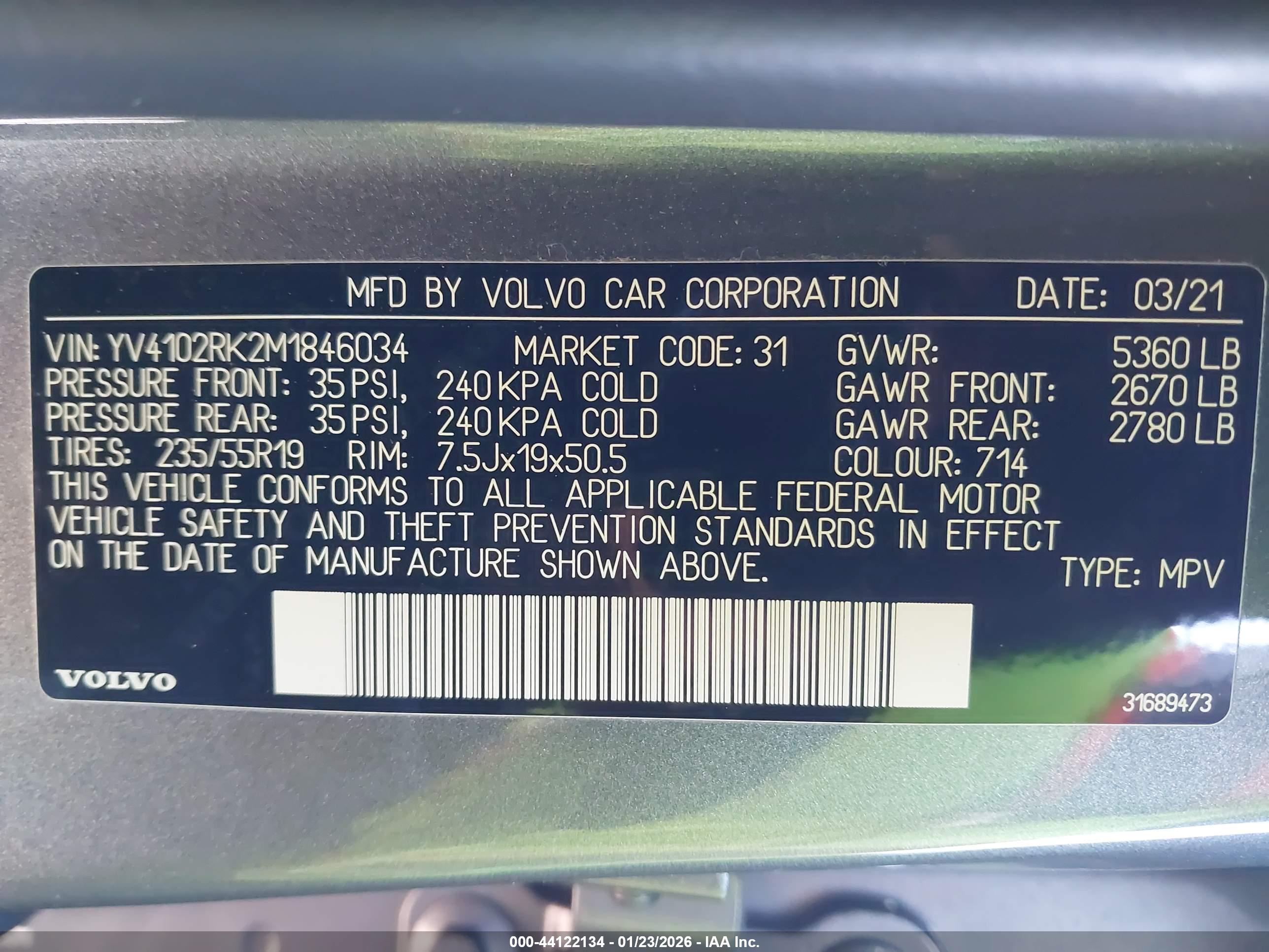 VOLVO XC60 image 9