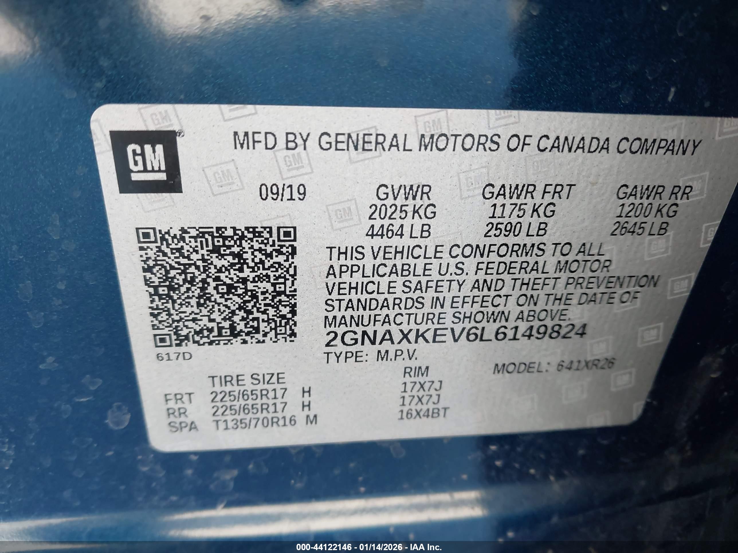 CHEVROLET EQUINOX image 9