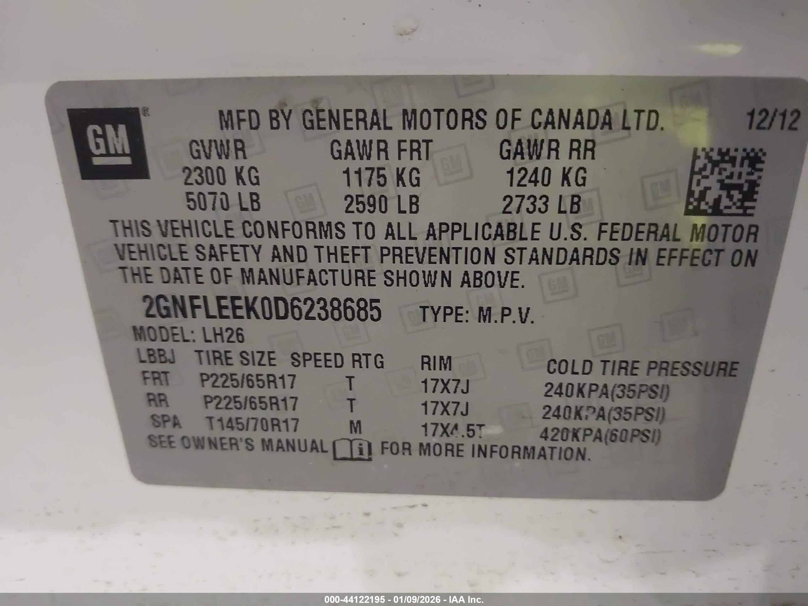 CHEVROLET EQUINOX image 9