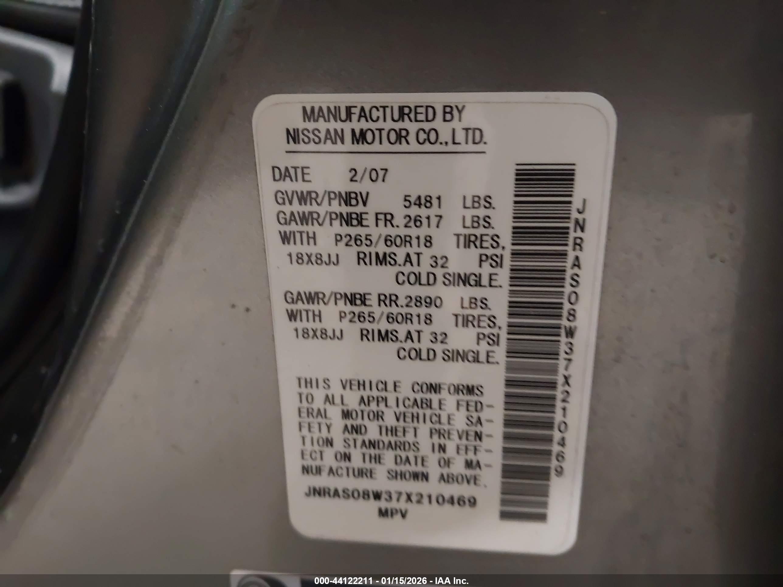 INFINITI FX35 image 9