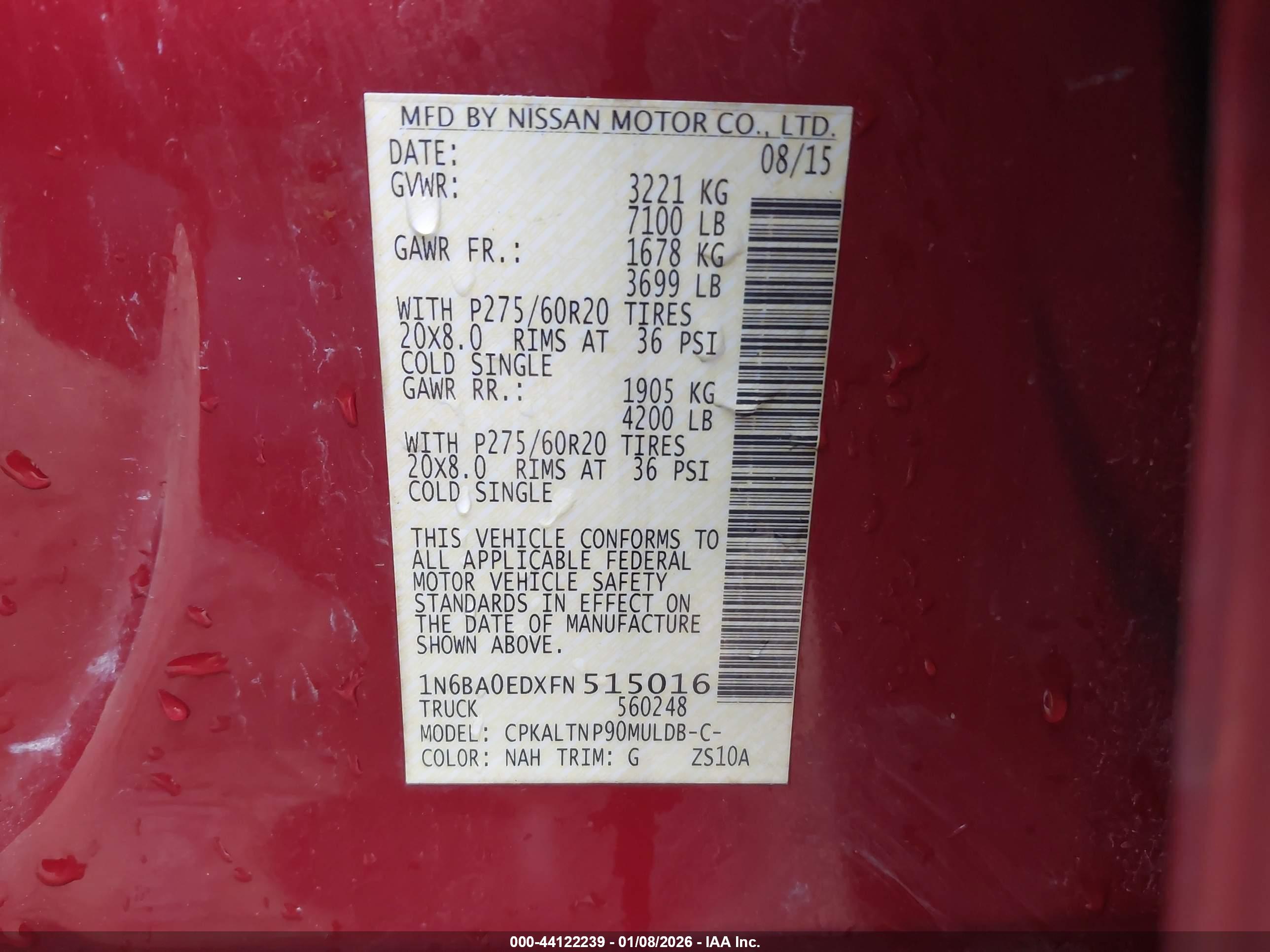 NISSAN TITAN image 9