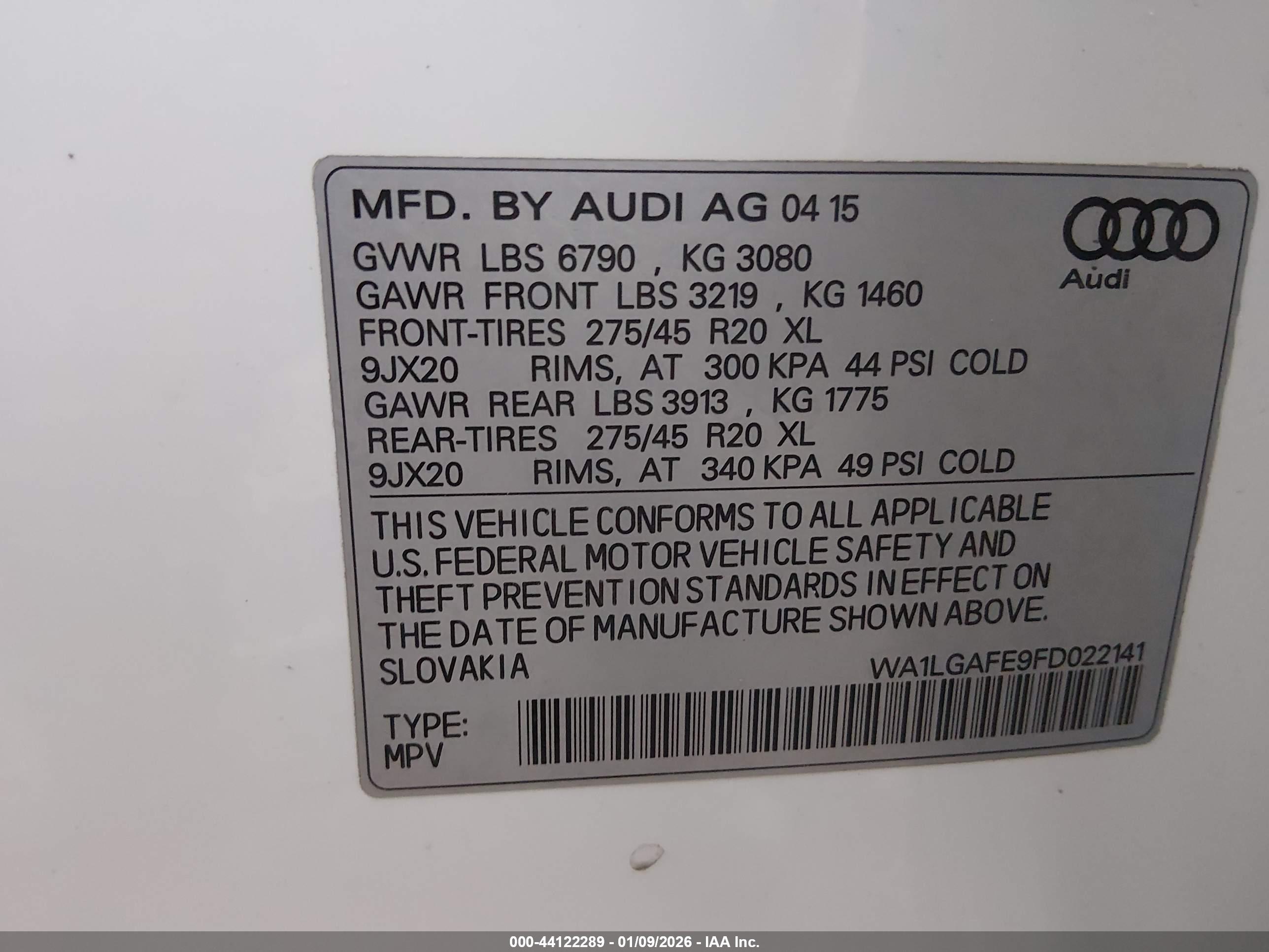 AUDI Q7 image 9