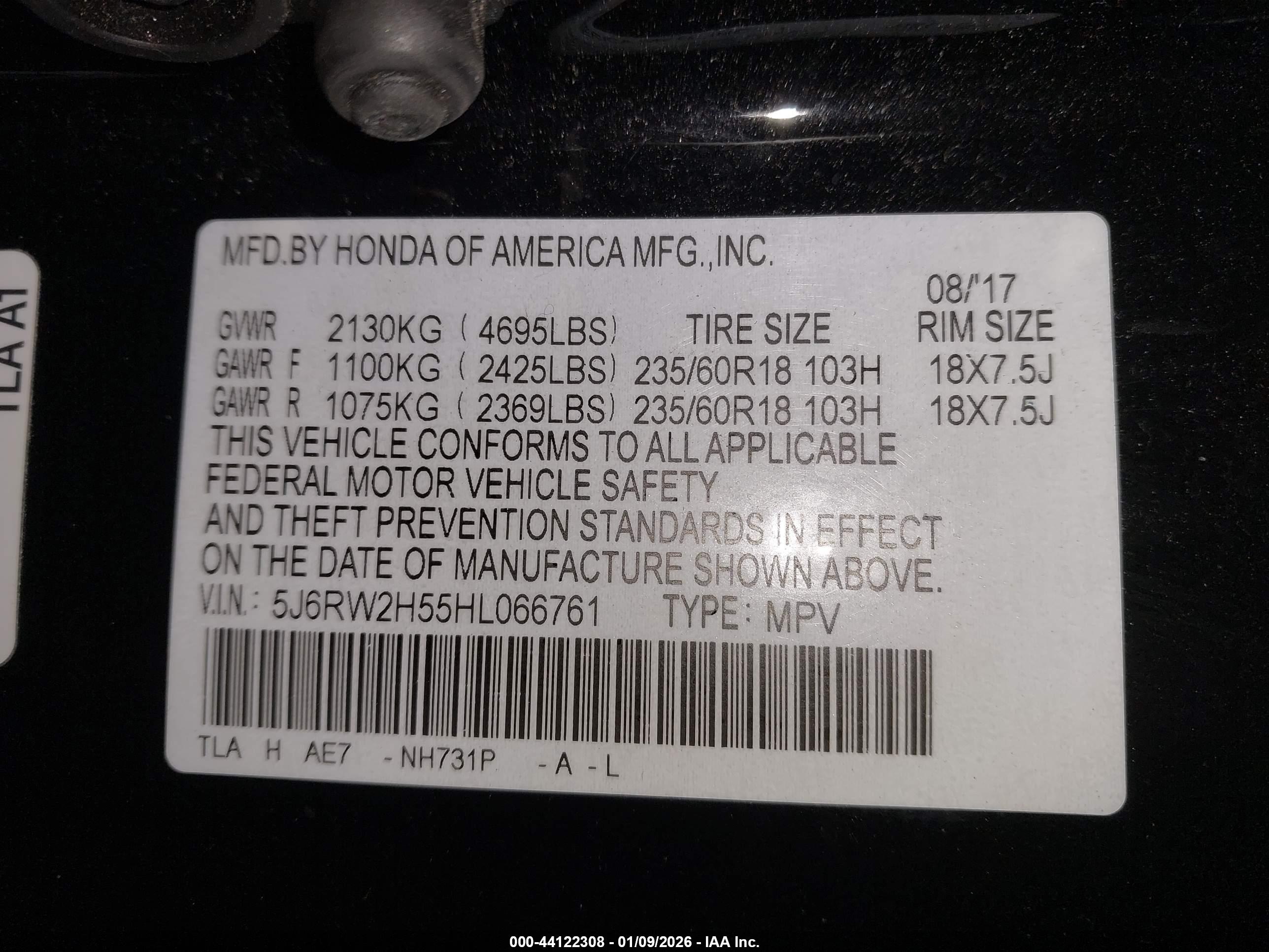 HONDA CR-V image 9
