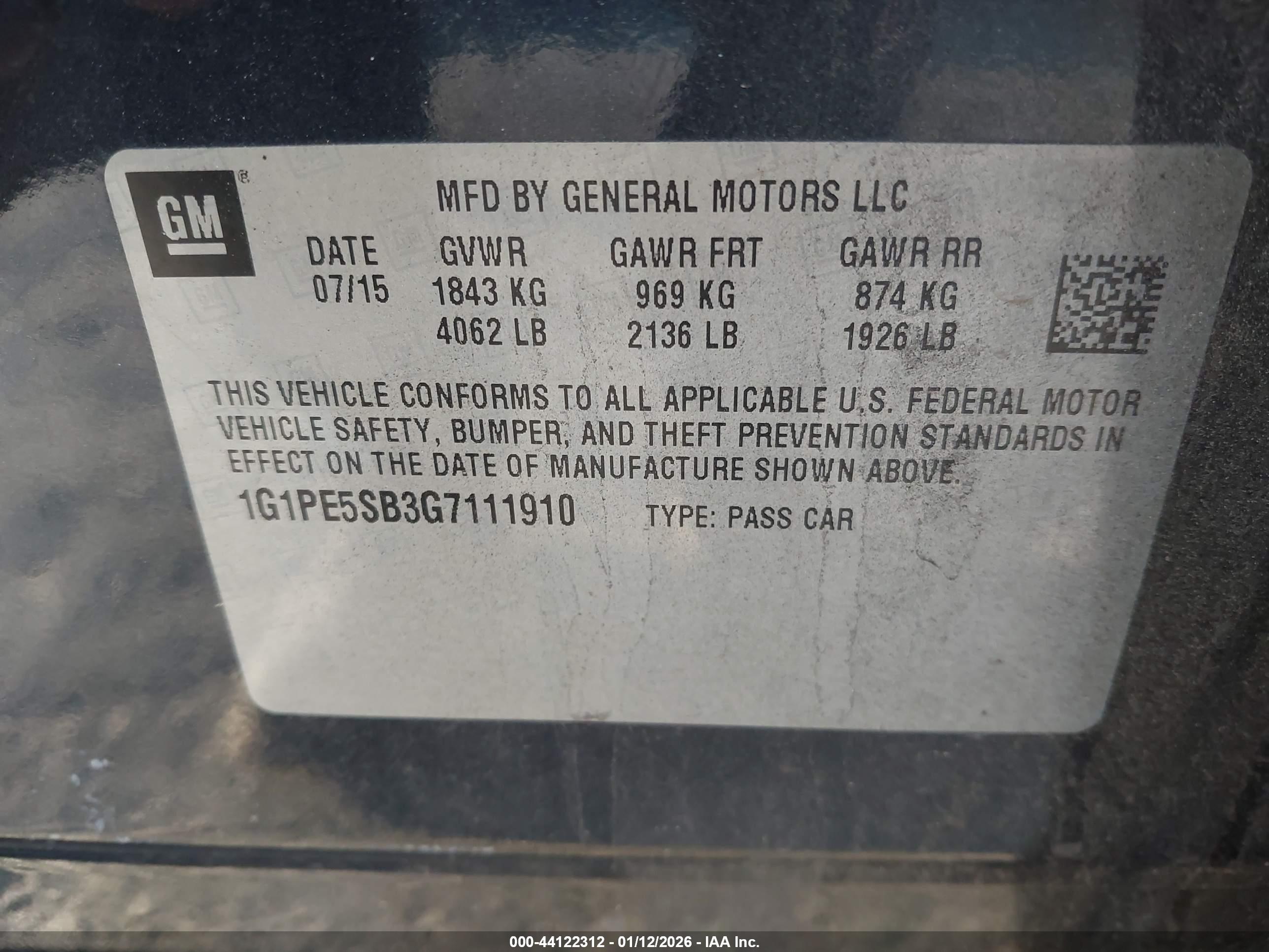 CHEVROLET CRUZE image 9