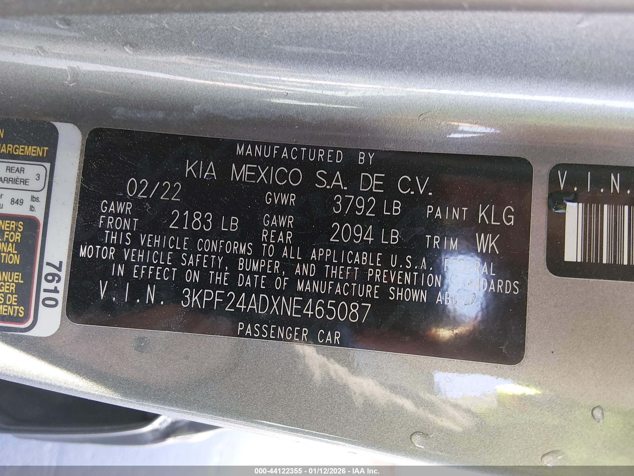 KIA FORTE image 9
