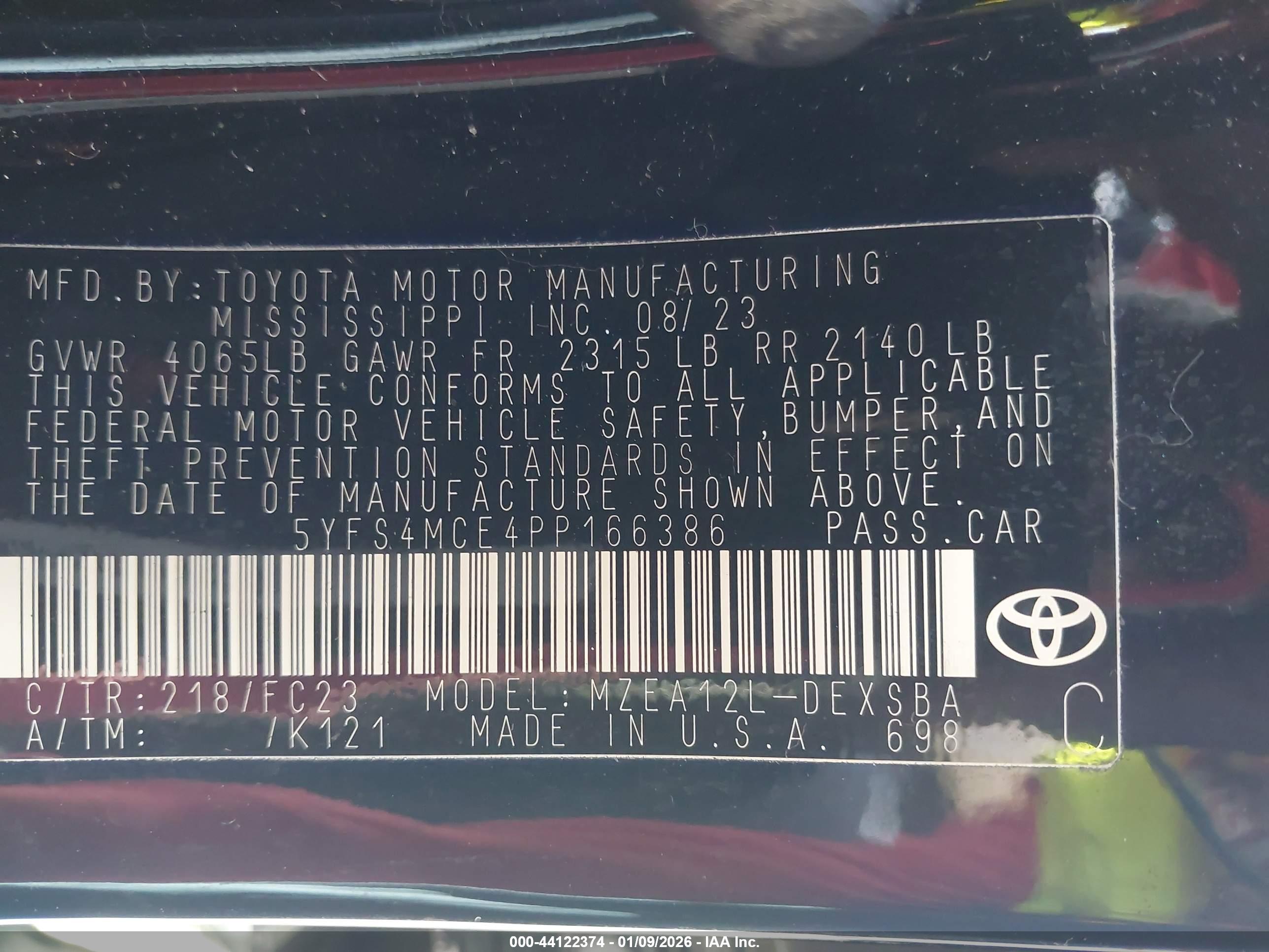 TOYOTA COROLLA image 9