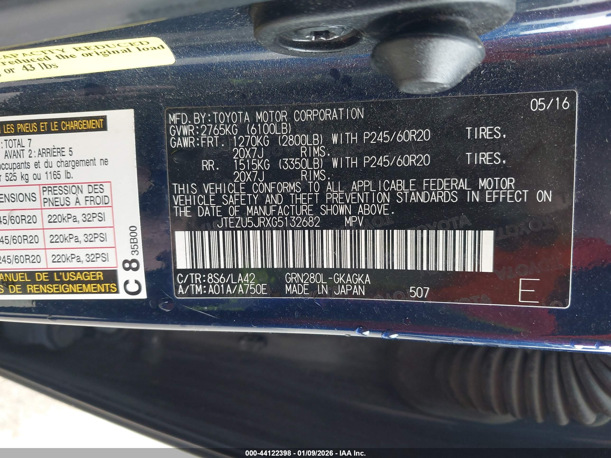 TOYOTA 4RUNNER image 9