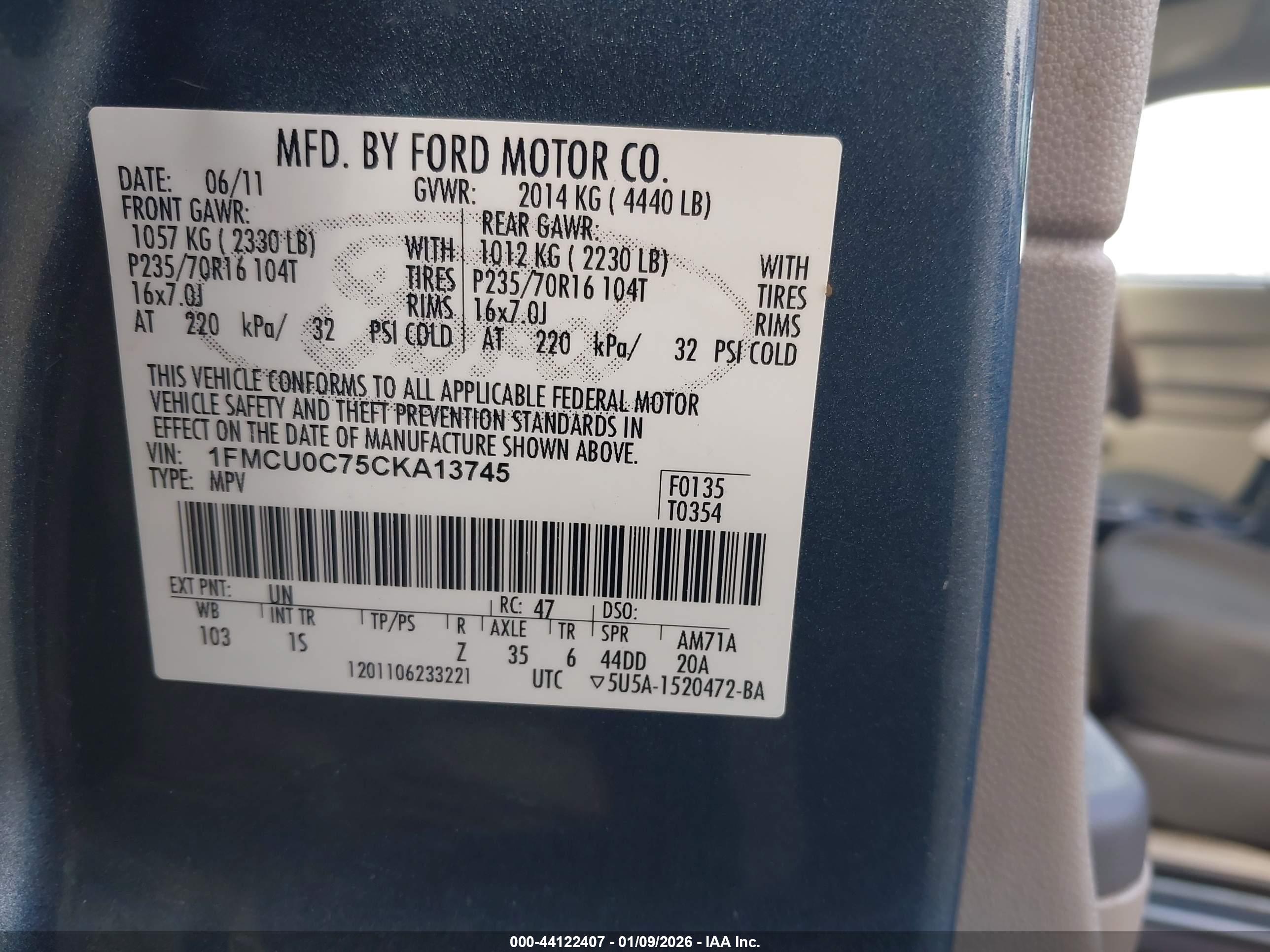 FORD ESCAPE image 9