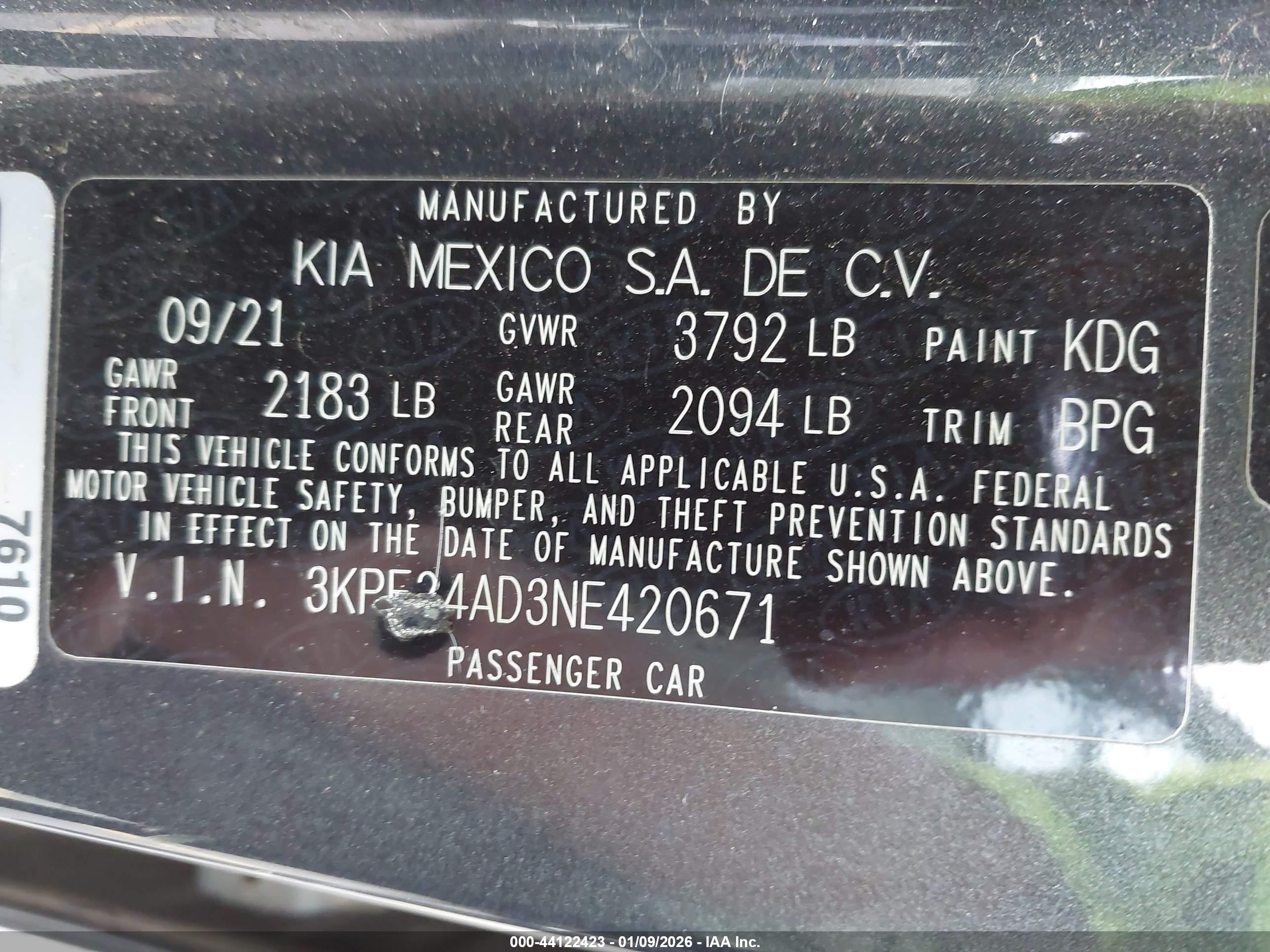 KIA FORTE image 9