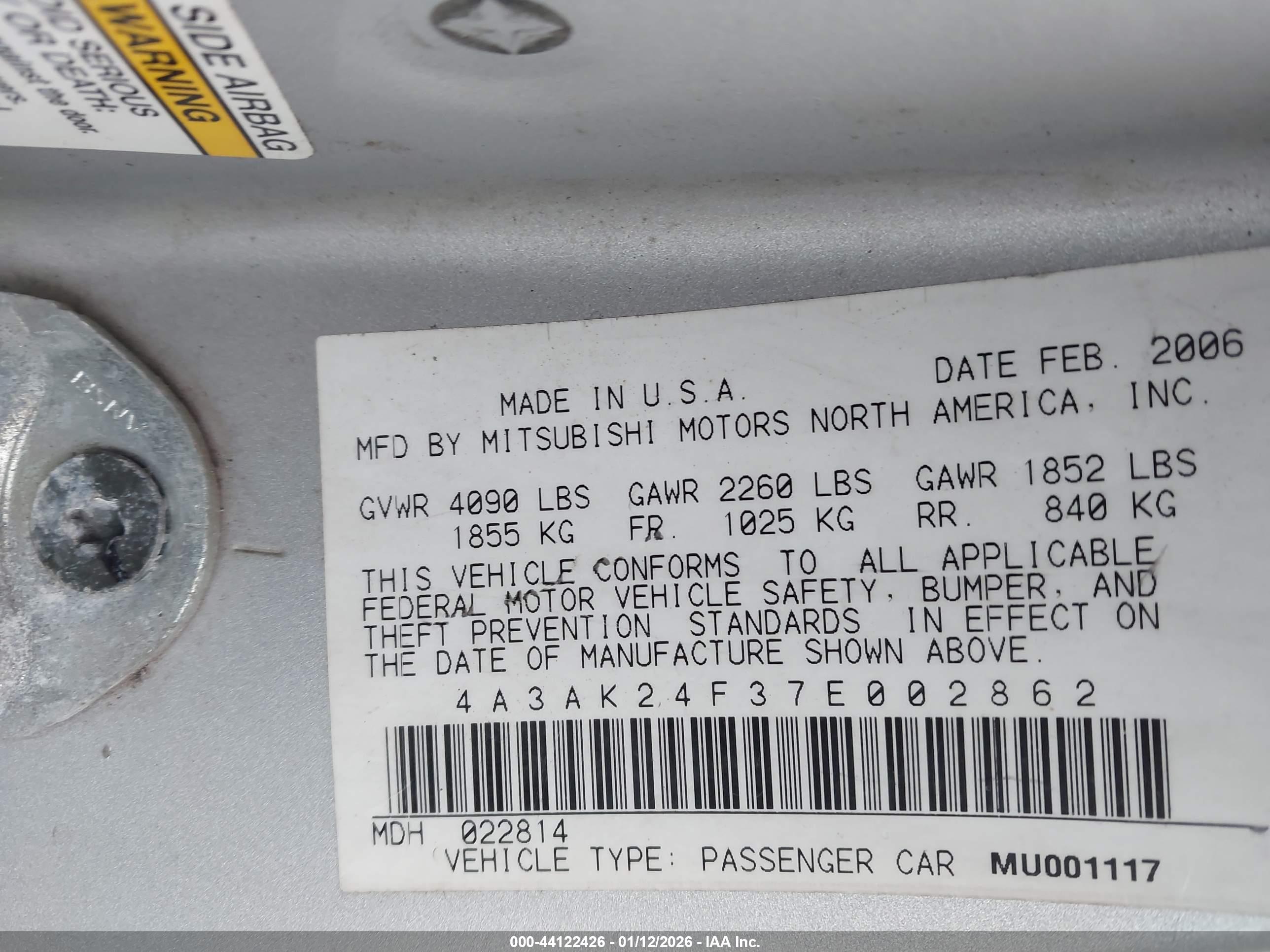 MITSUBISHI ECLIPSE image 9