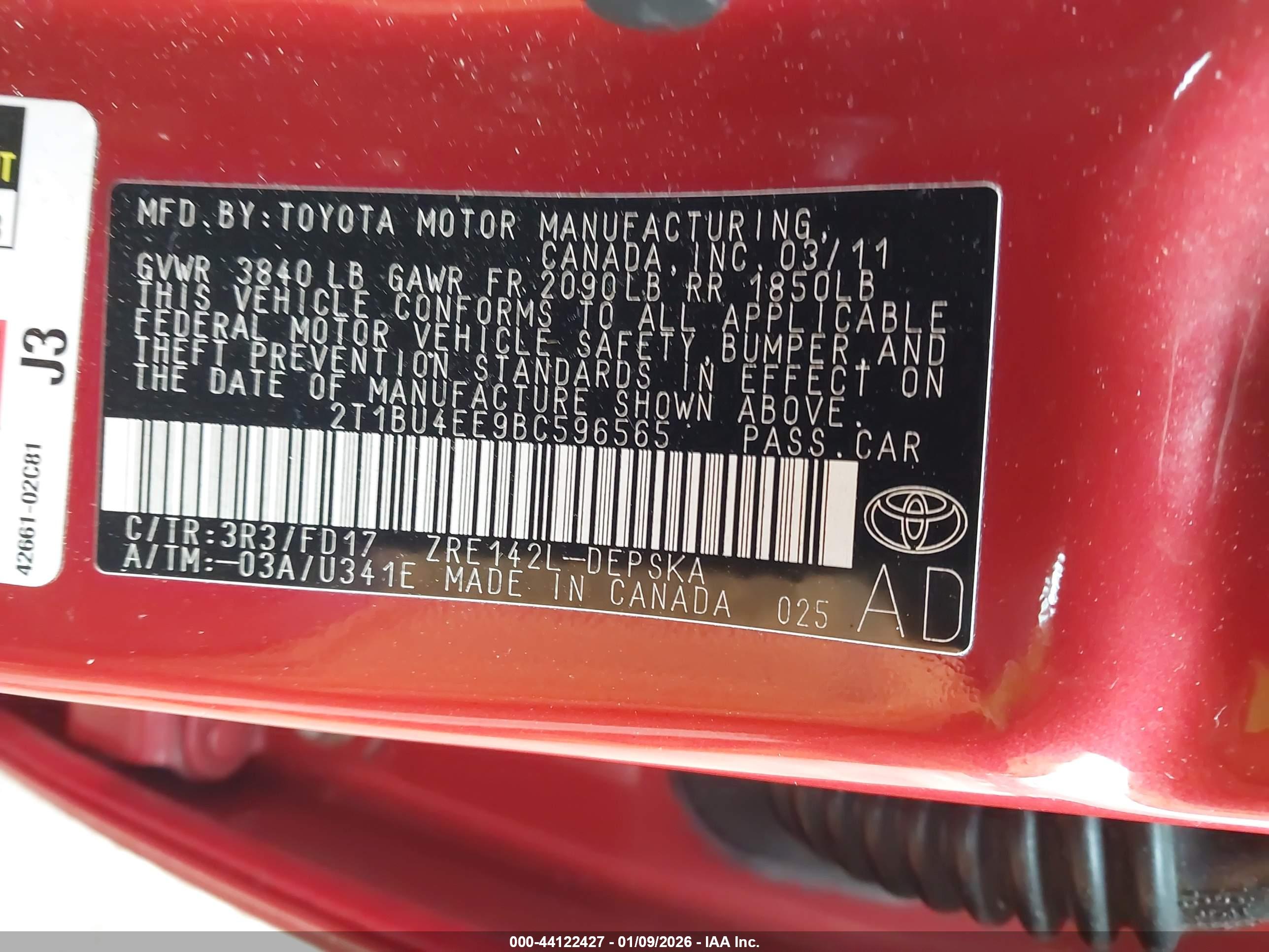 TOYOTA COROLLA image 9