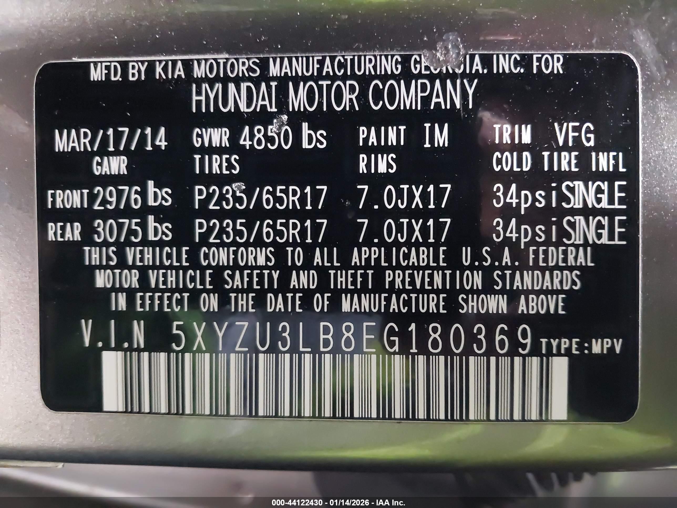 HYUNDAI SANTA image 9