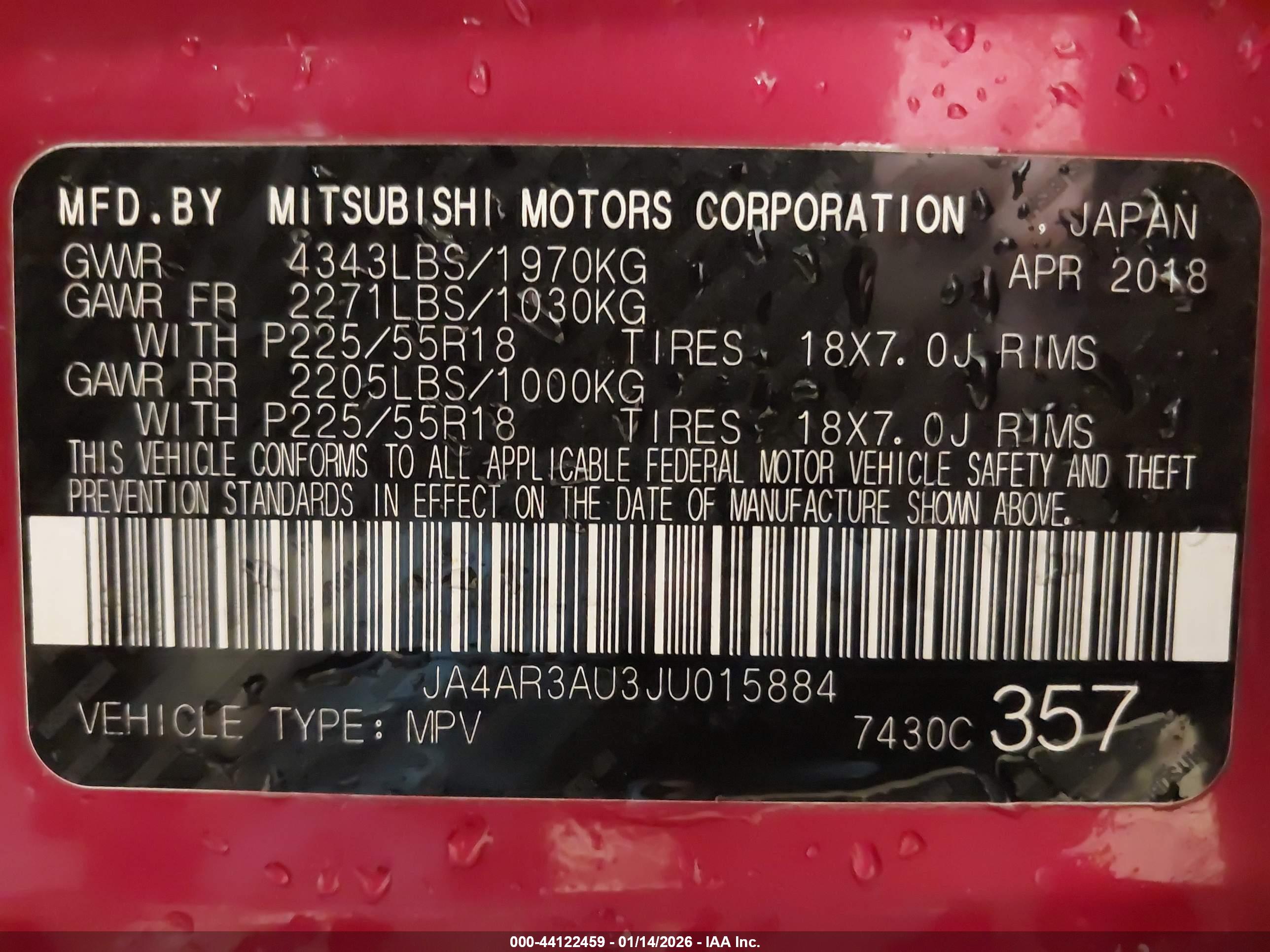 MITSUBISHI OUTLANDER image 9