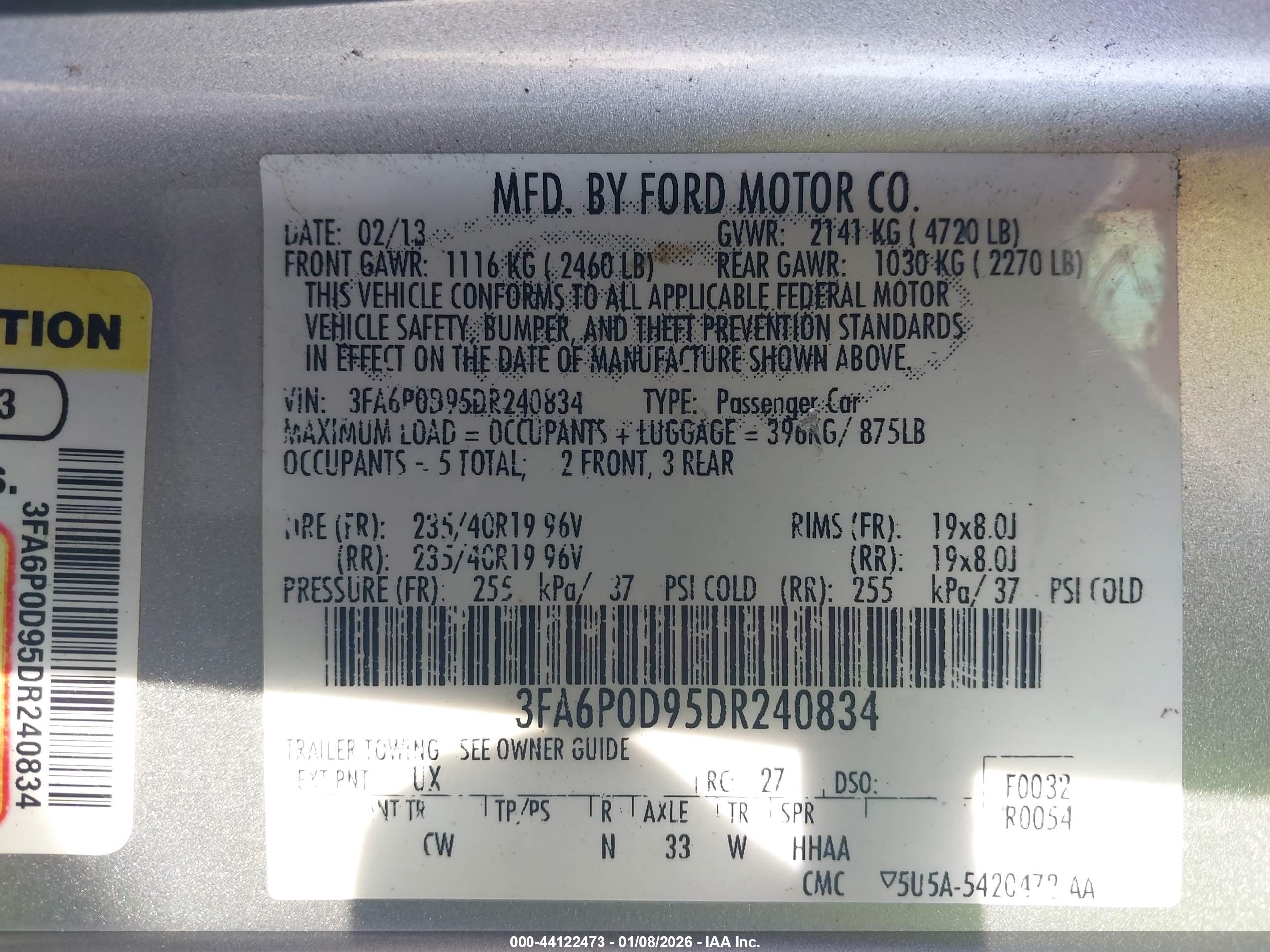 FORD FUSION image 9