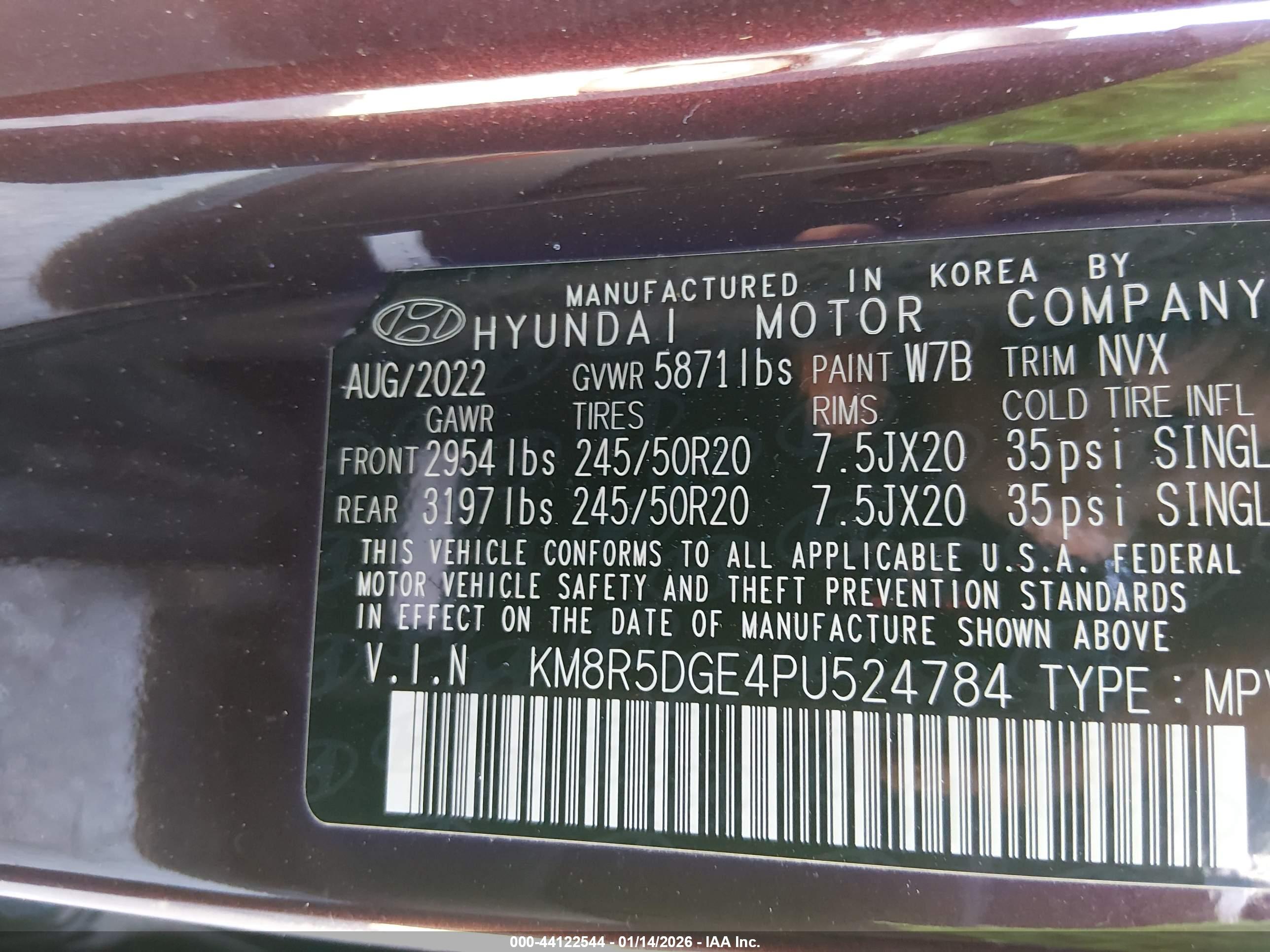 HYUNDAI PALISADE image 9