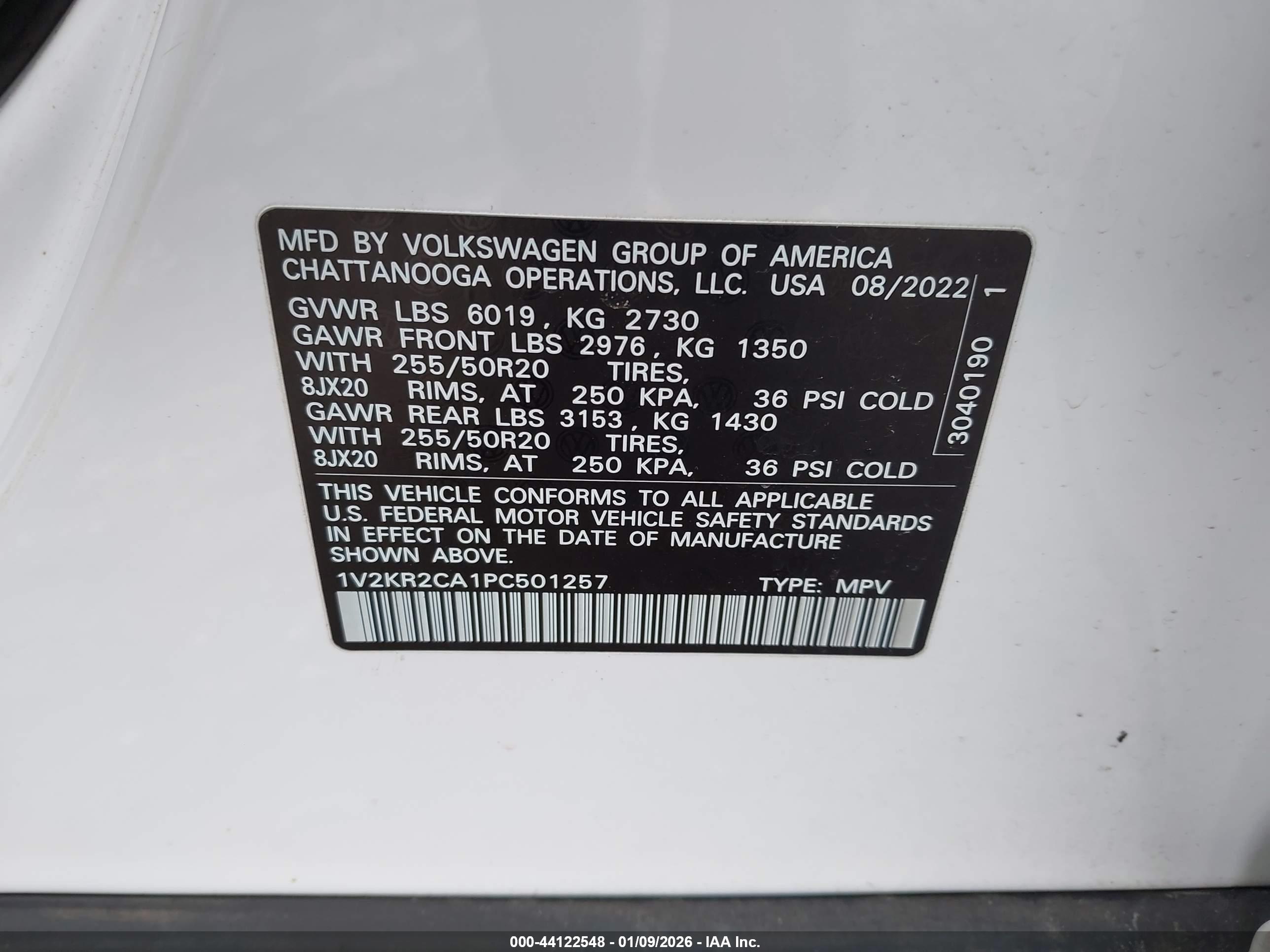 VOLKSWAGEN ATLAS image 9