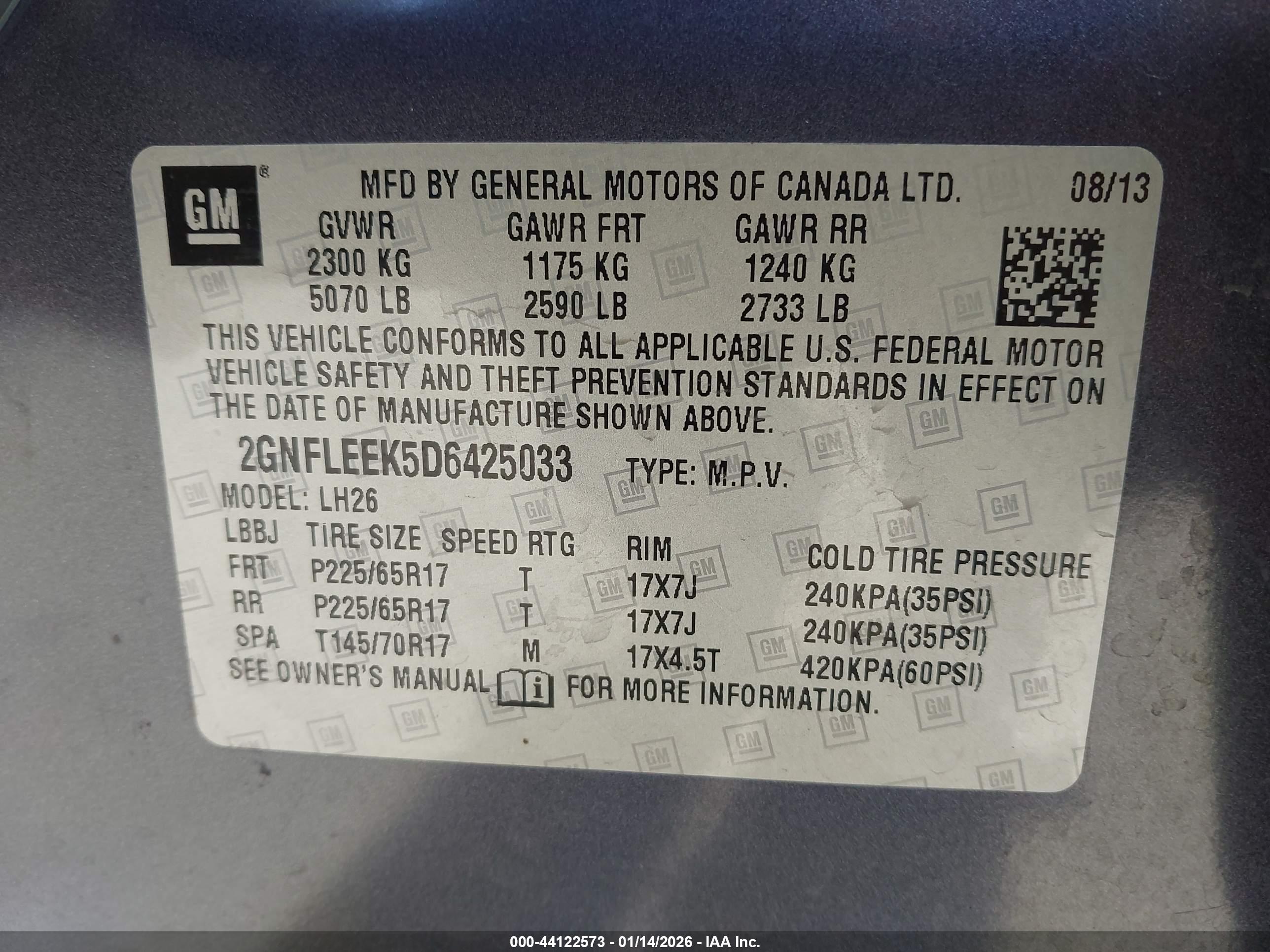 CHEVROLET EQUINOX image 9