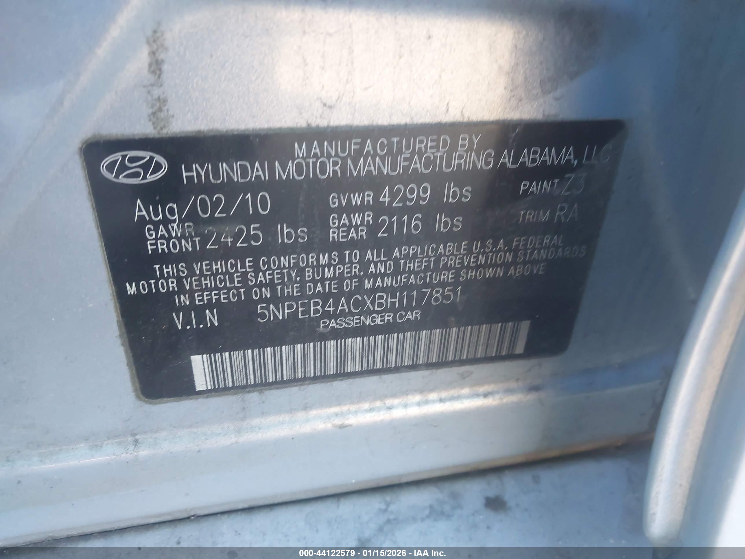 HYUNDAI SONATA image 9