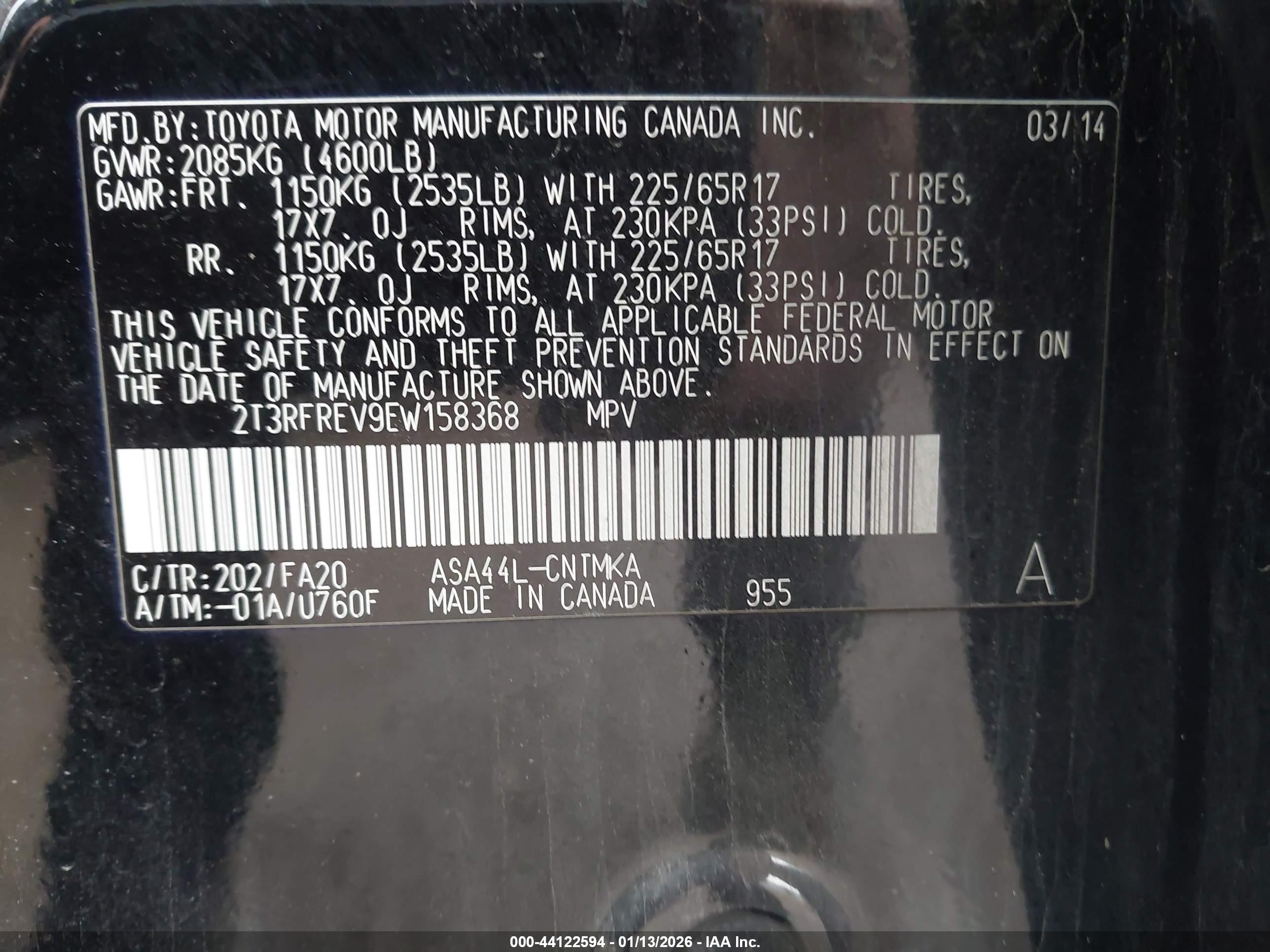 TOYOTA RAV4 image 9