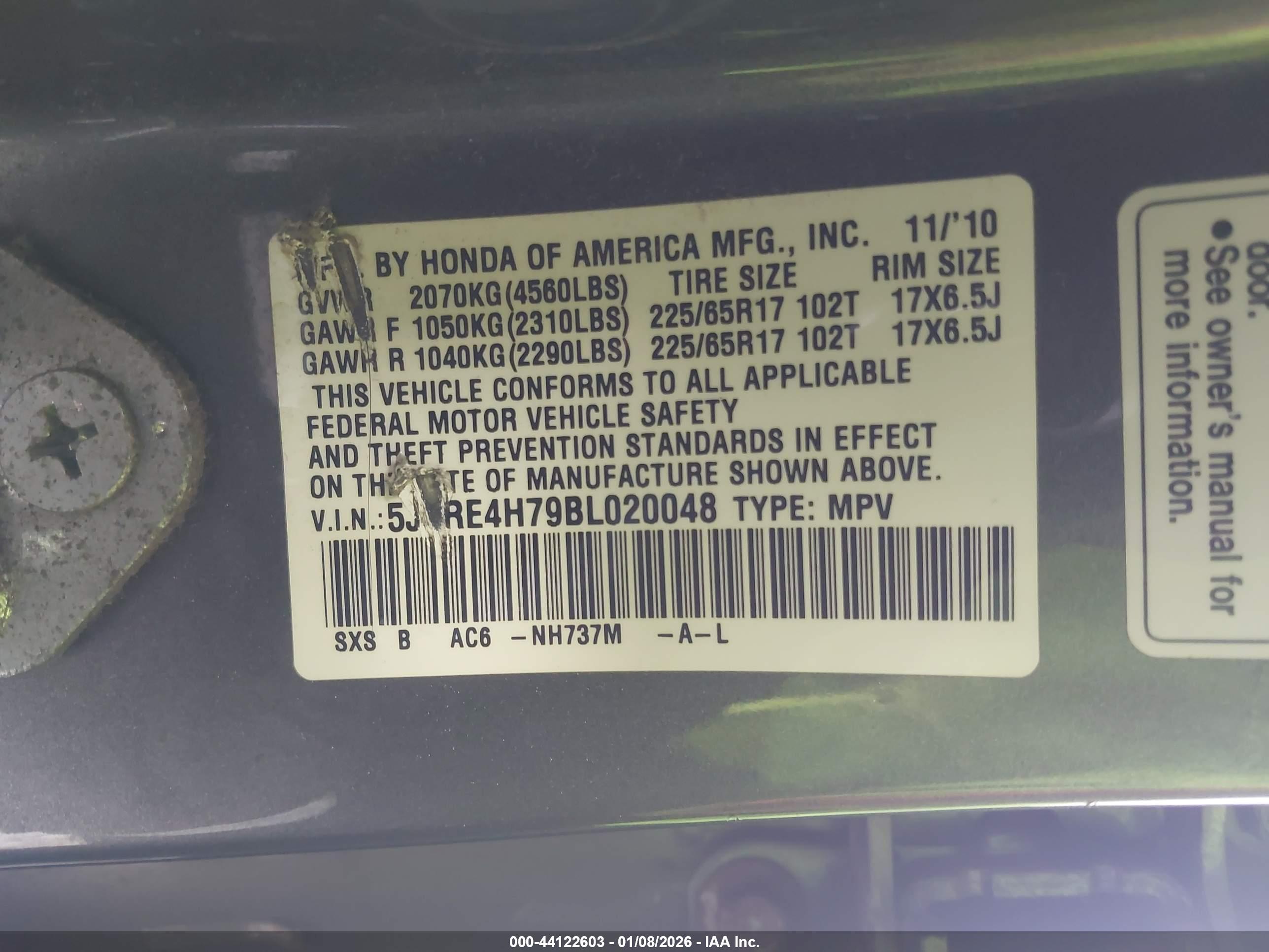 HONDA CR-V image 9