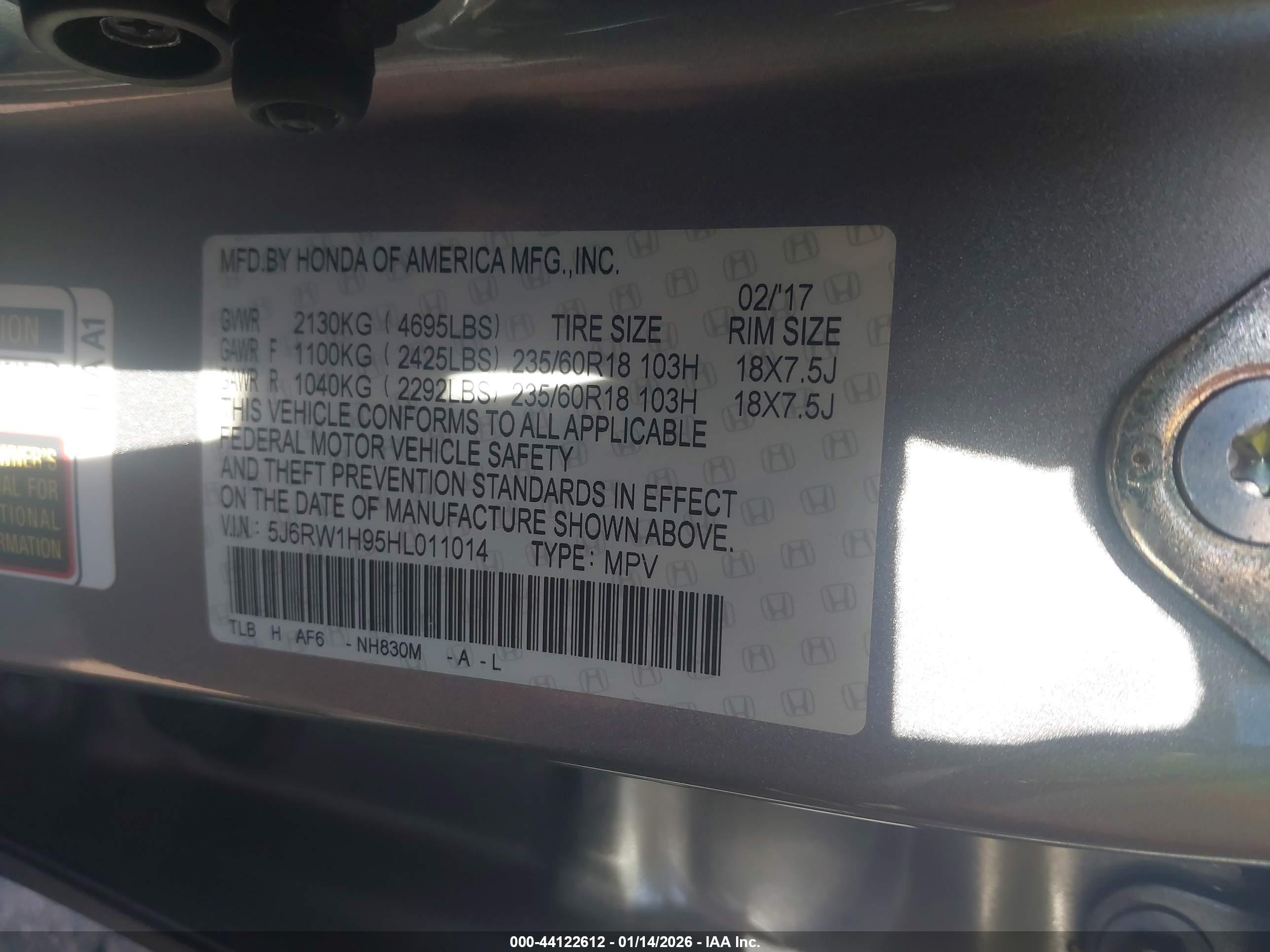 HONDA CR-V image 9