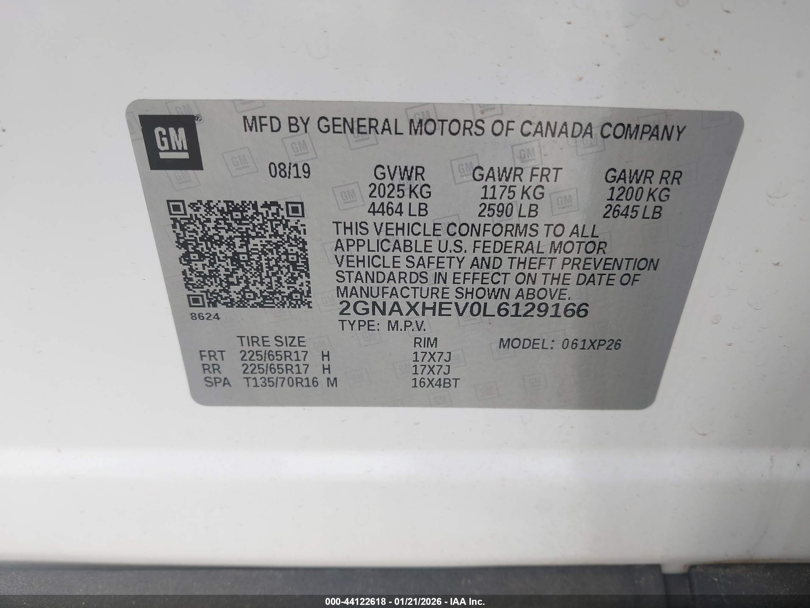 CHEVROLET EQUINOX image 9
