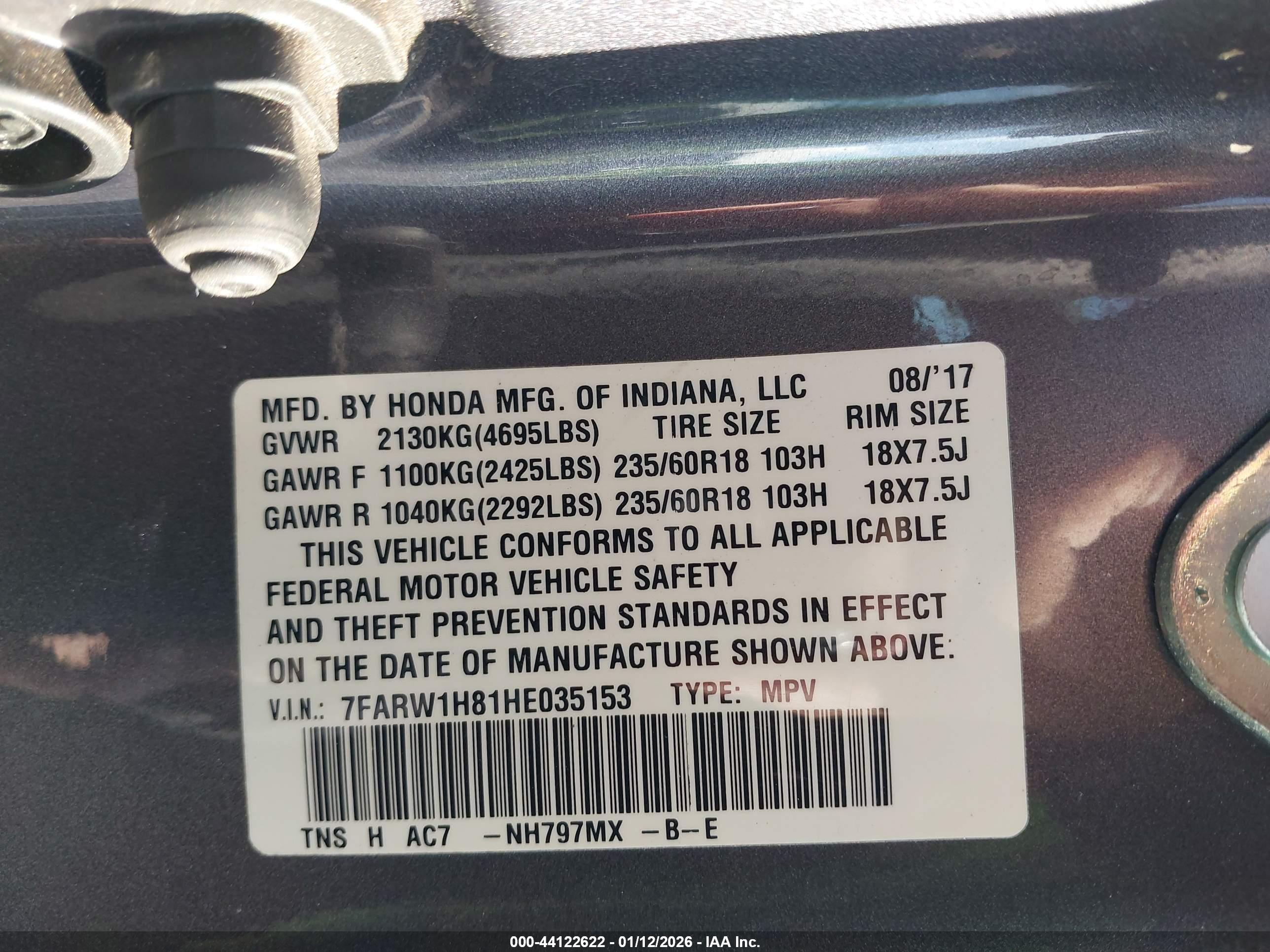 HONDA CR-V image 9