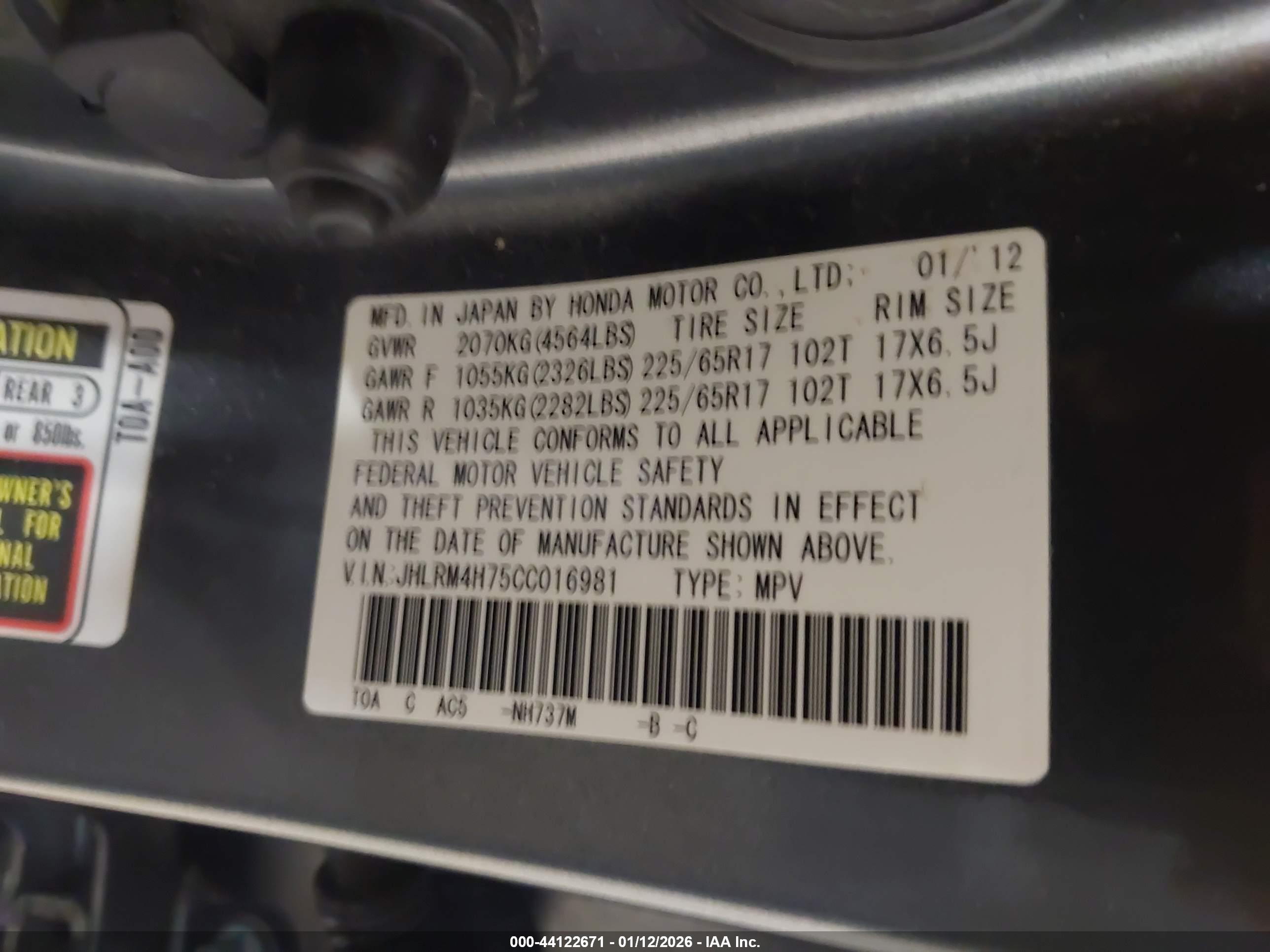 HONDA CR-V image 9