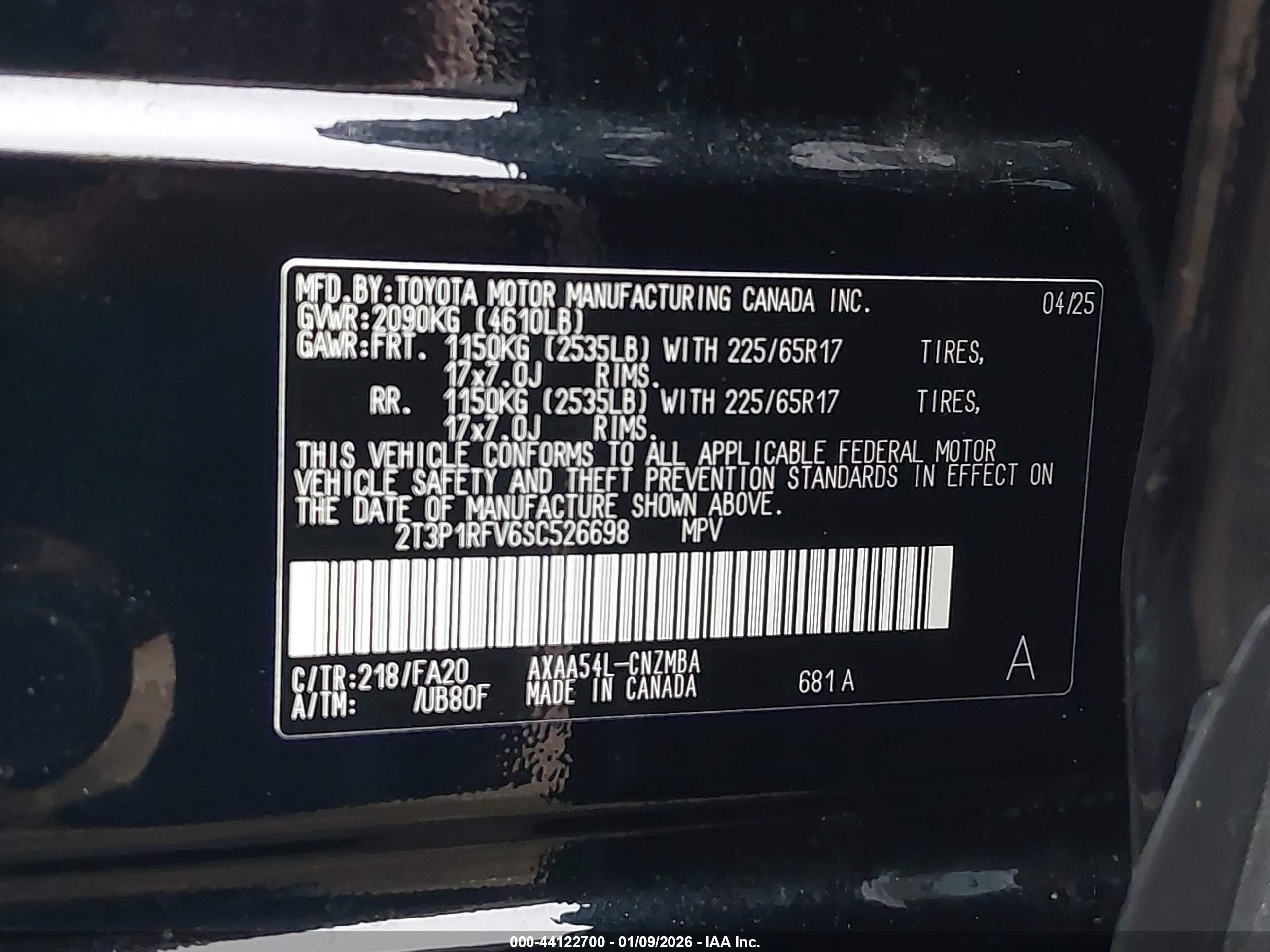 TOYOTA RAV4 image 9
