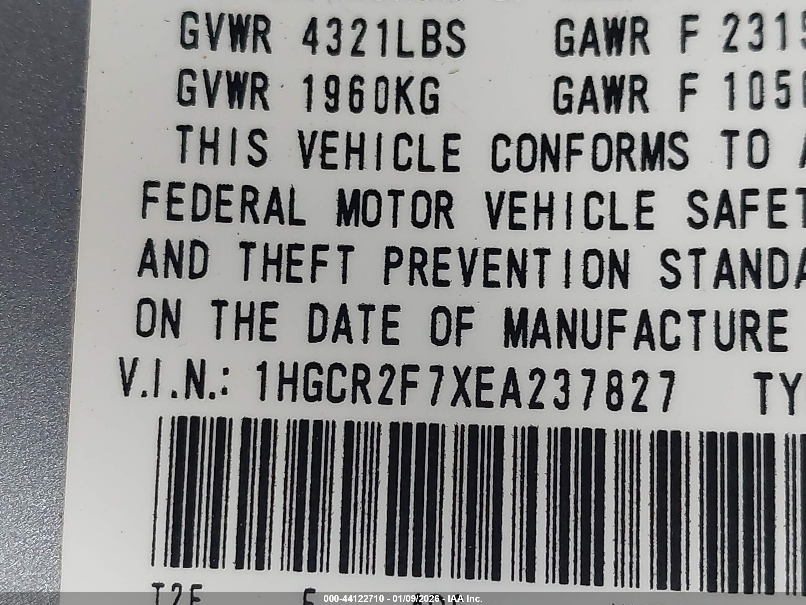 HONDA ACCORD image 9