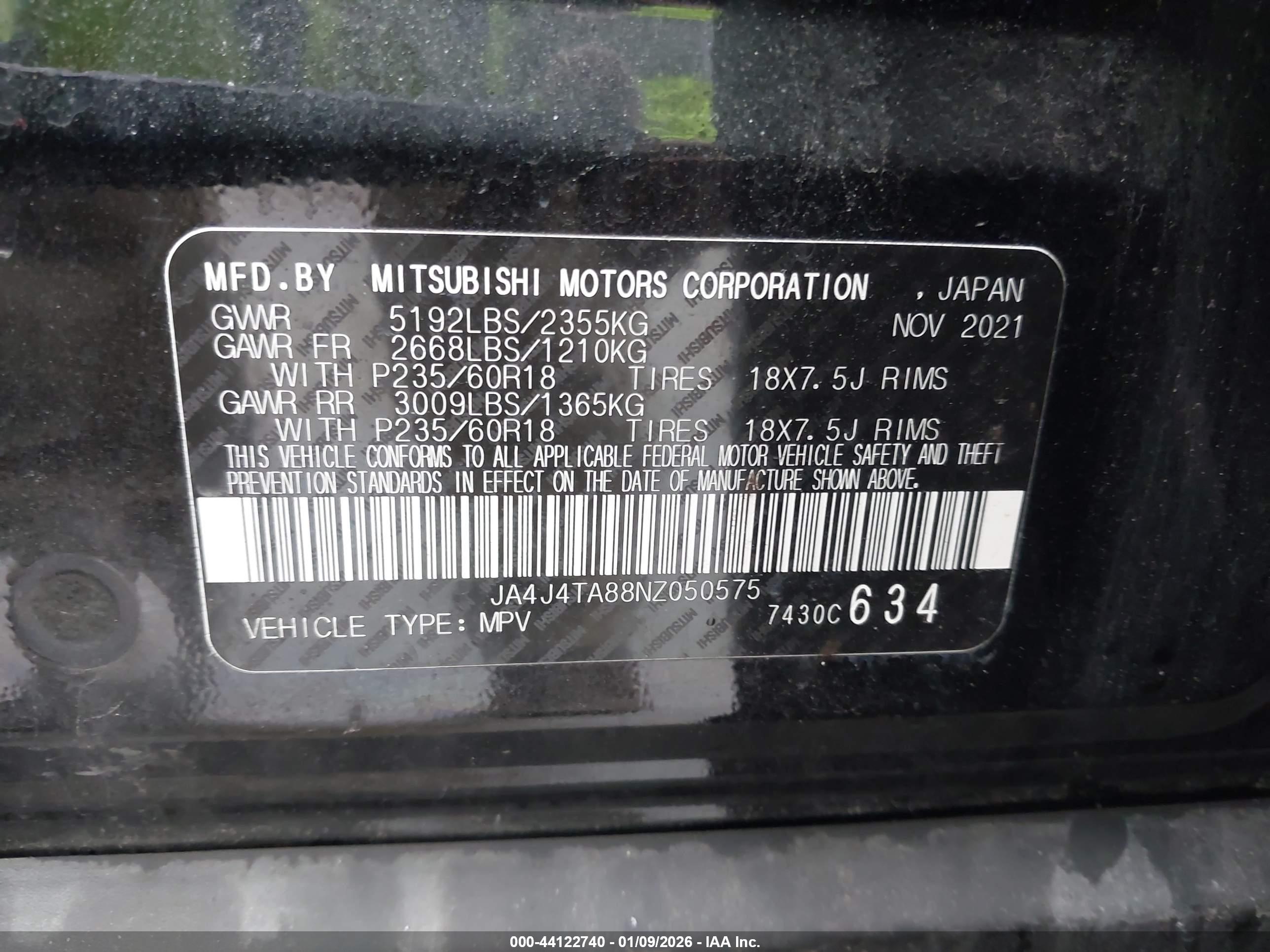 MITSUBISHI OUTLANDER image 9