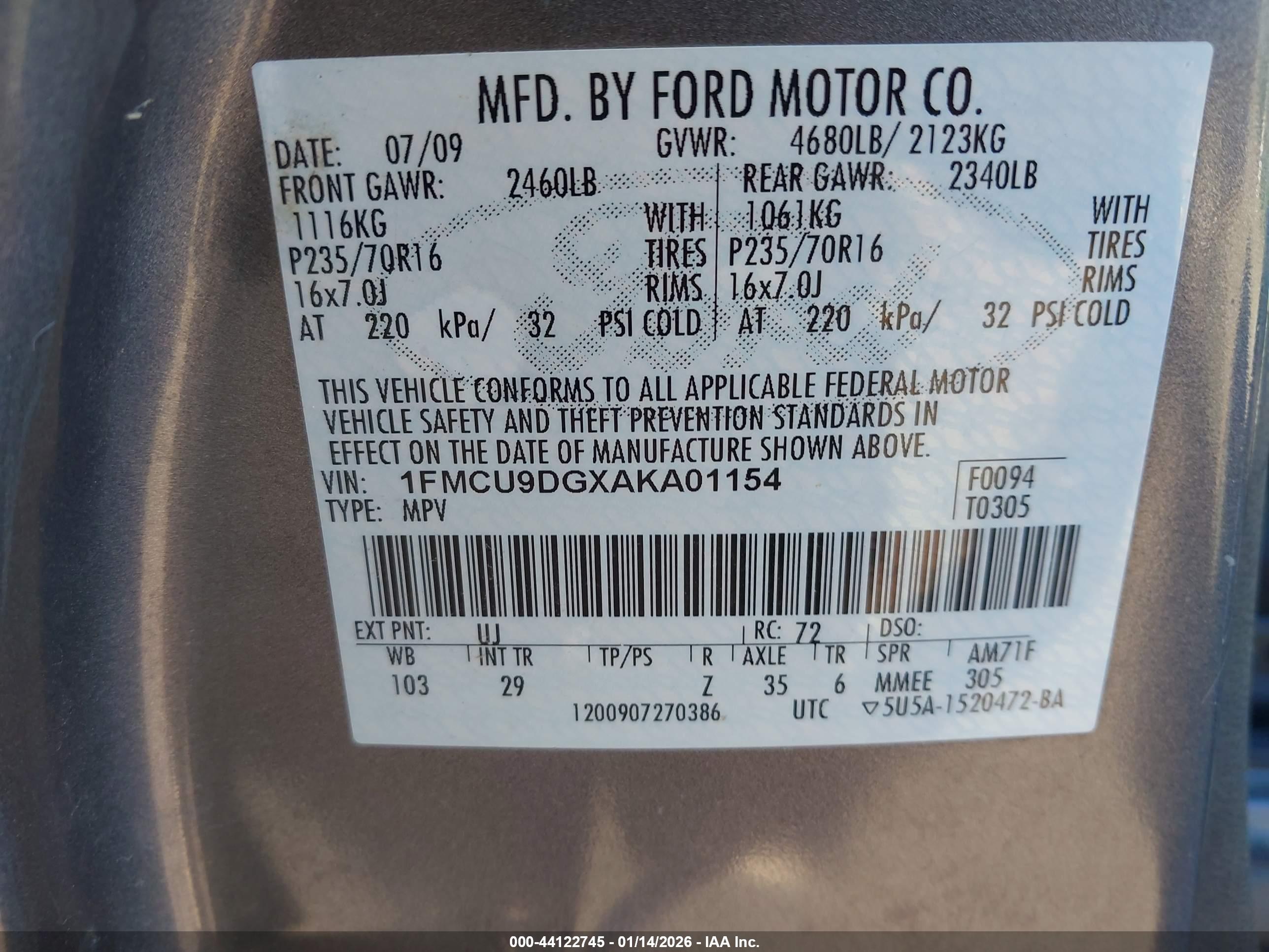 FORD ESCAPE image 9