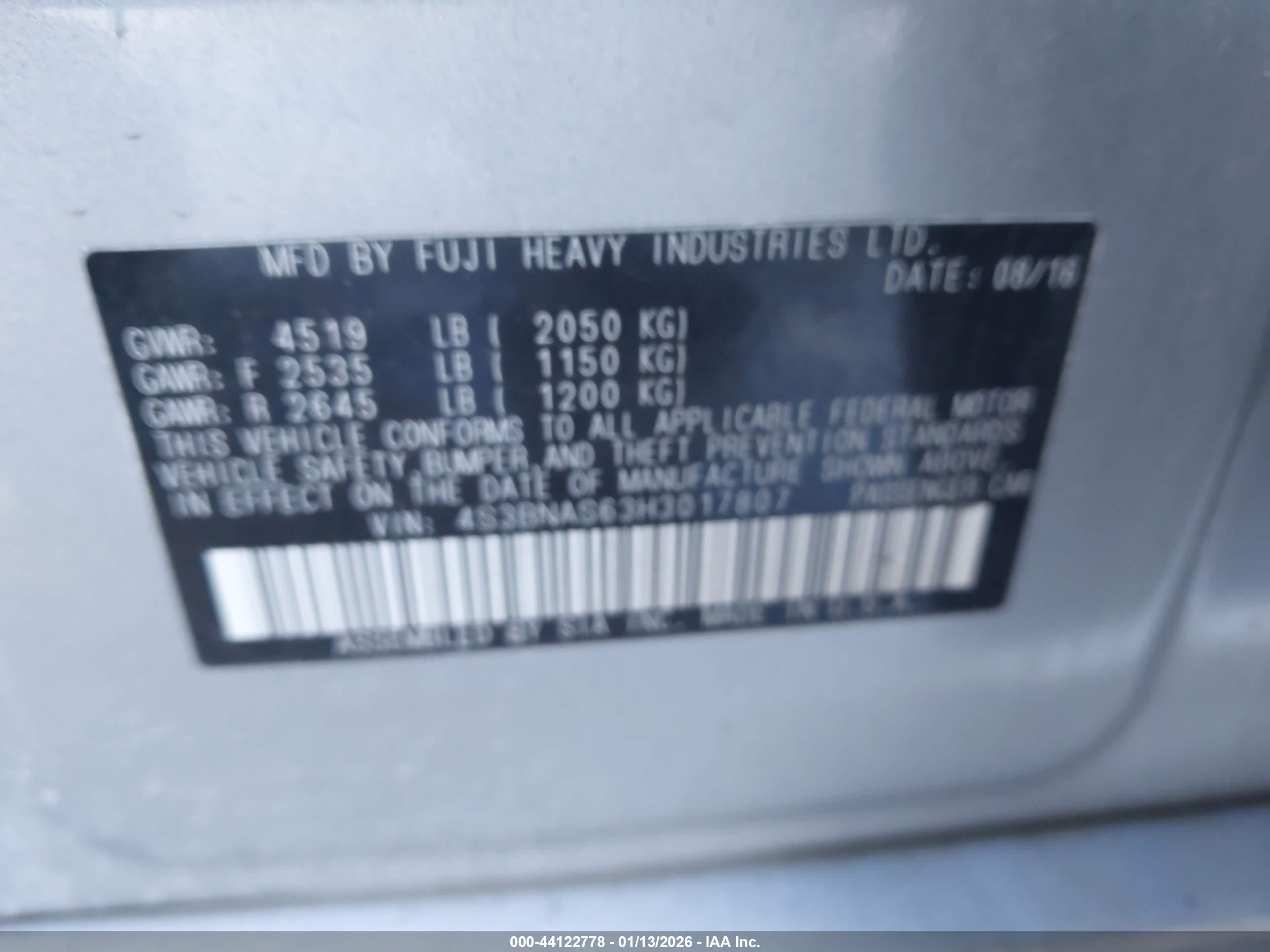 SUBARU LEGACY image 9