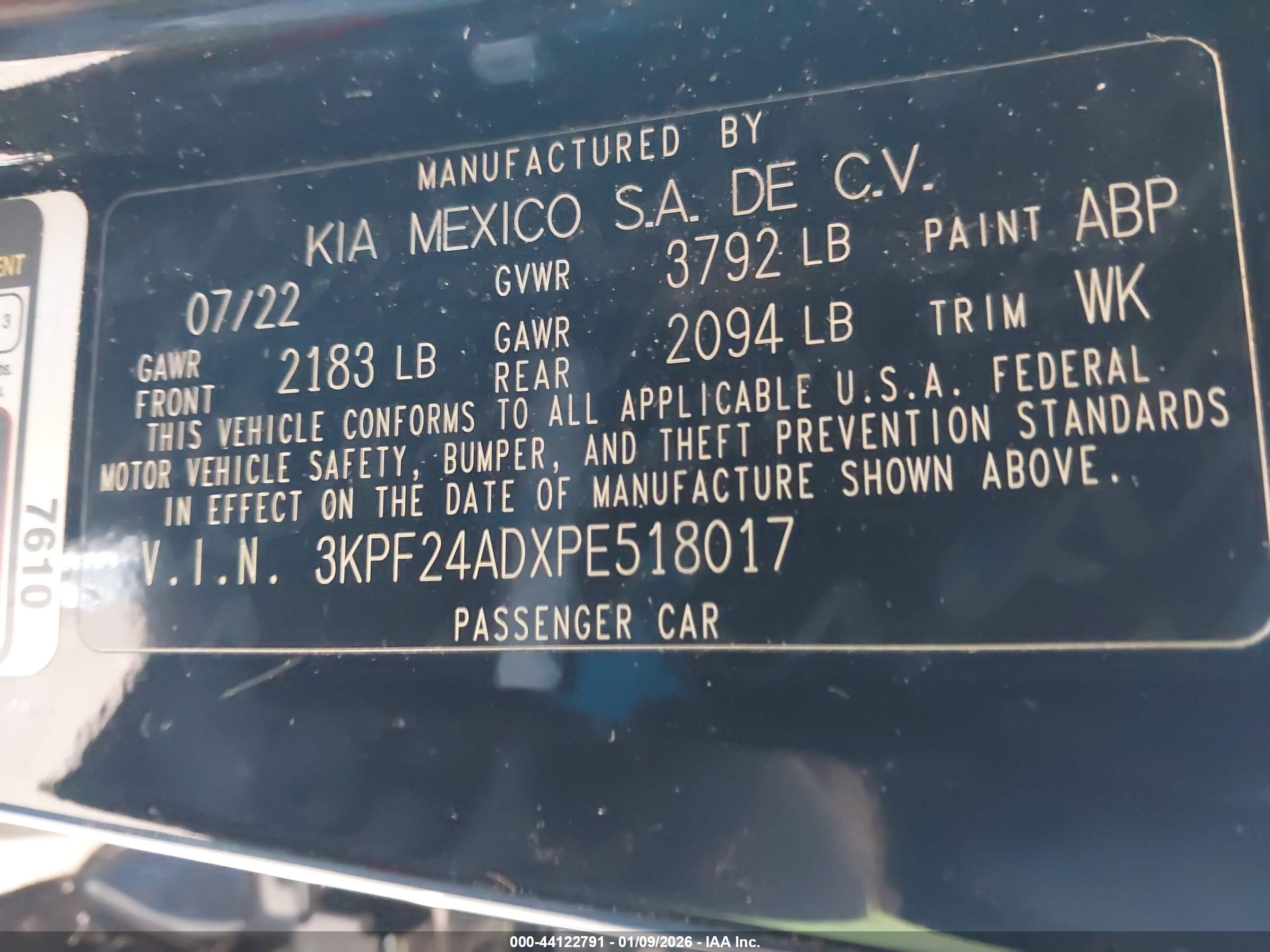 KIA FORTE image 9