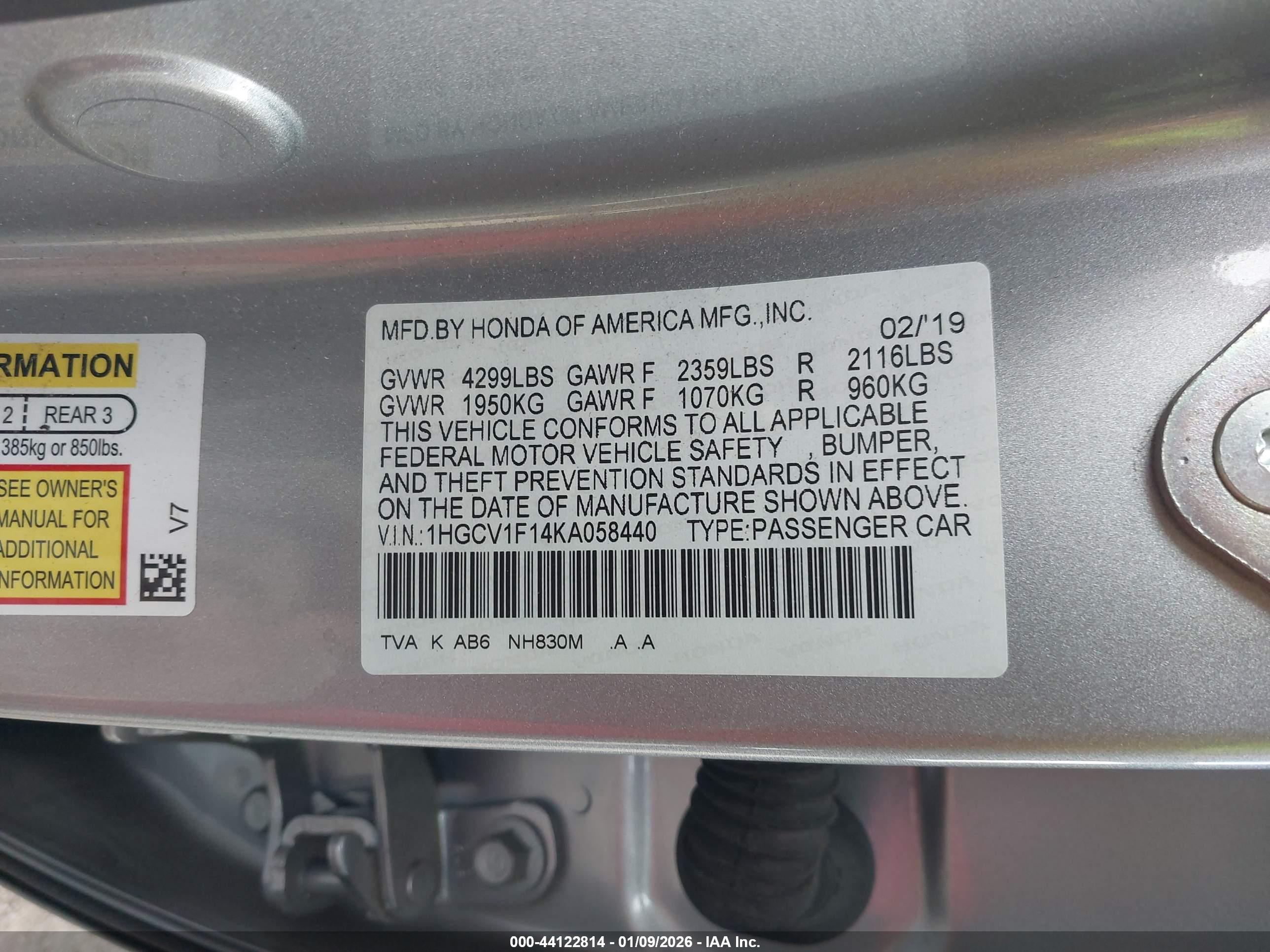 HONDA ACCORD image 9