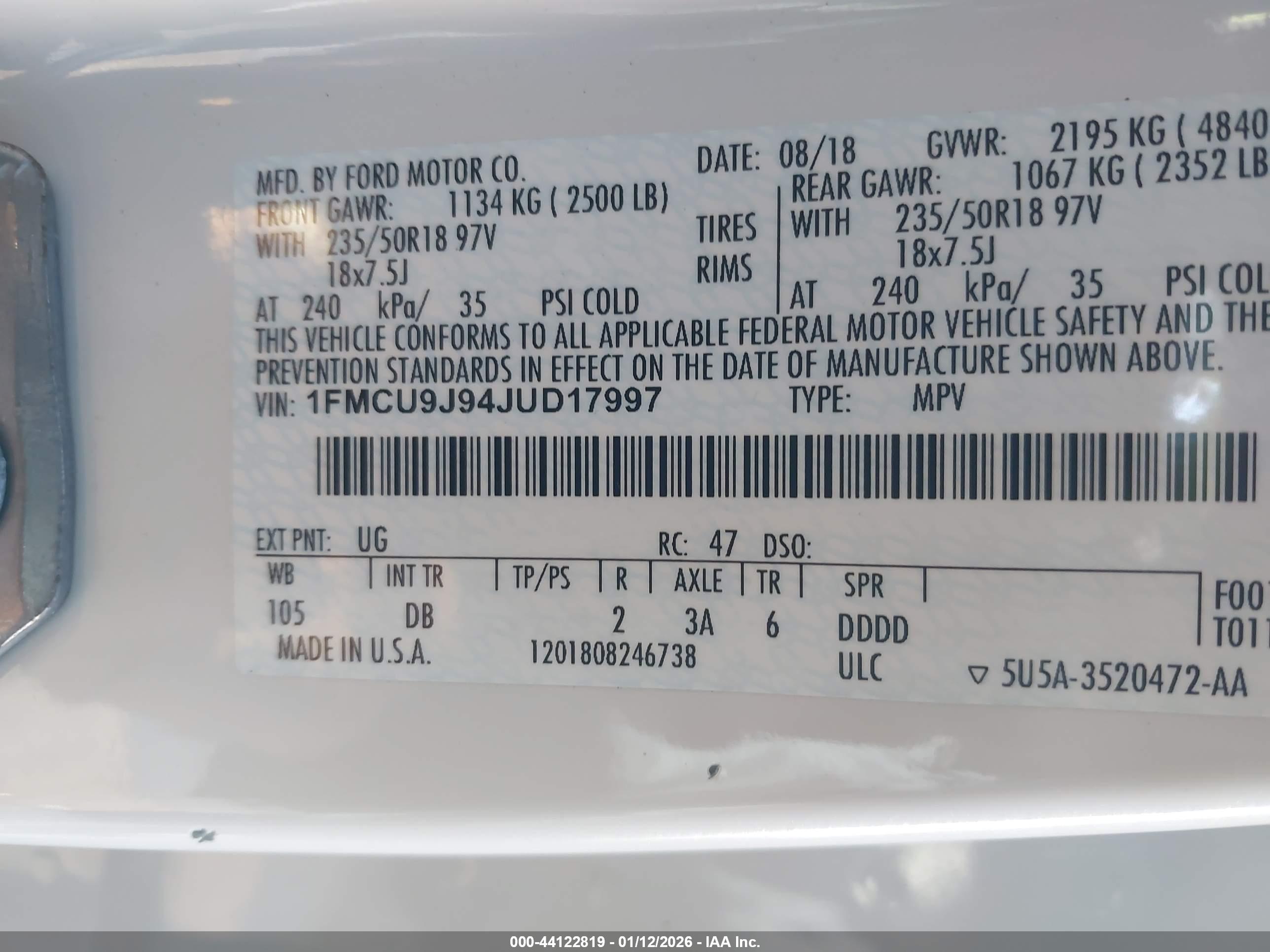 FORD ESCAPE image 9