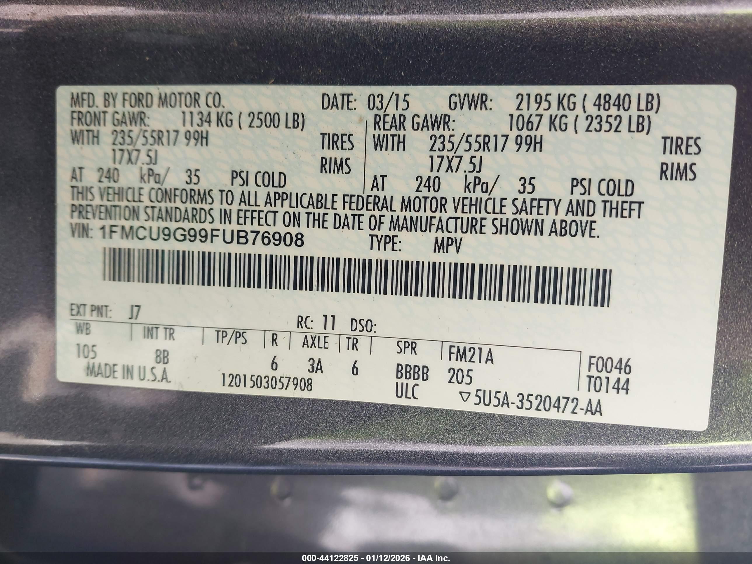 FORD ESCAPE image 9