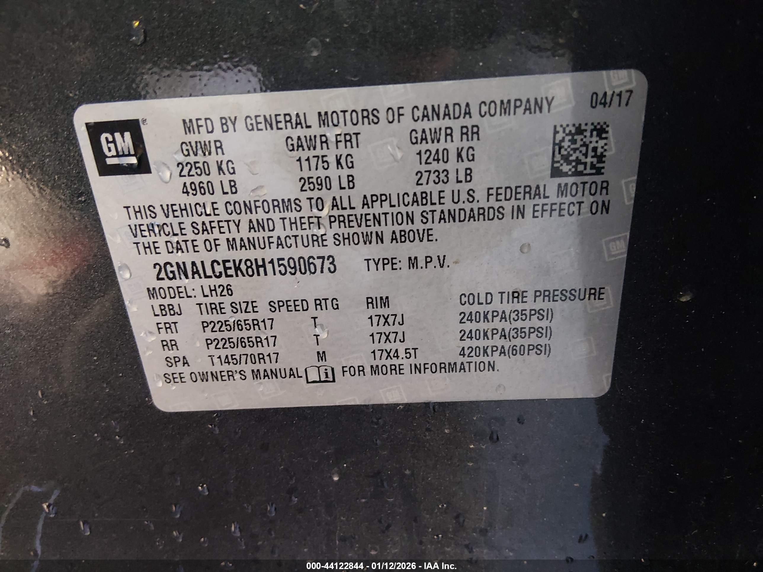 CHEVROLET EQUINOX image 9
