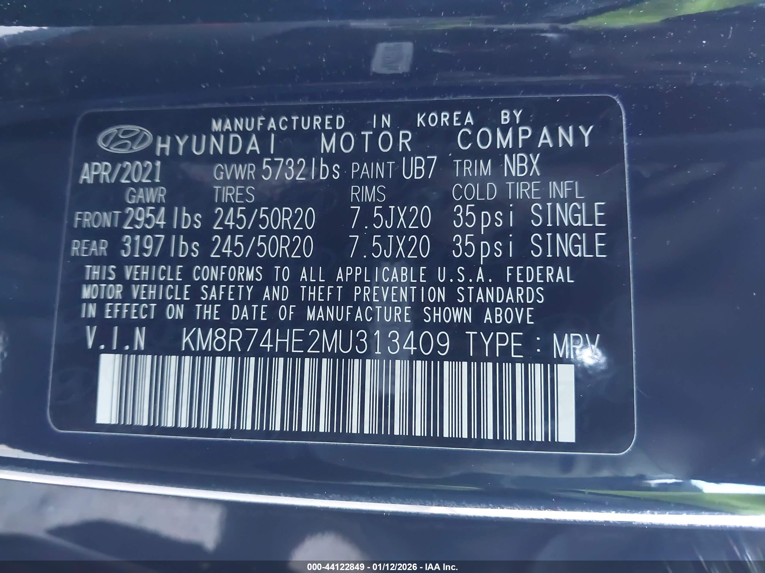 HYUNDAI PALISADE image 9