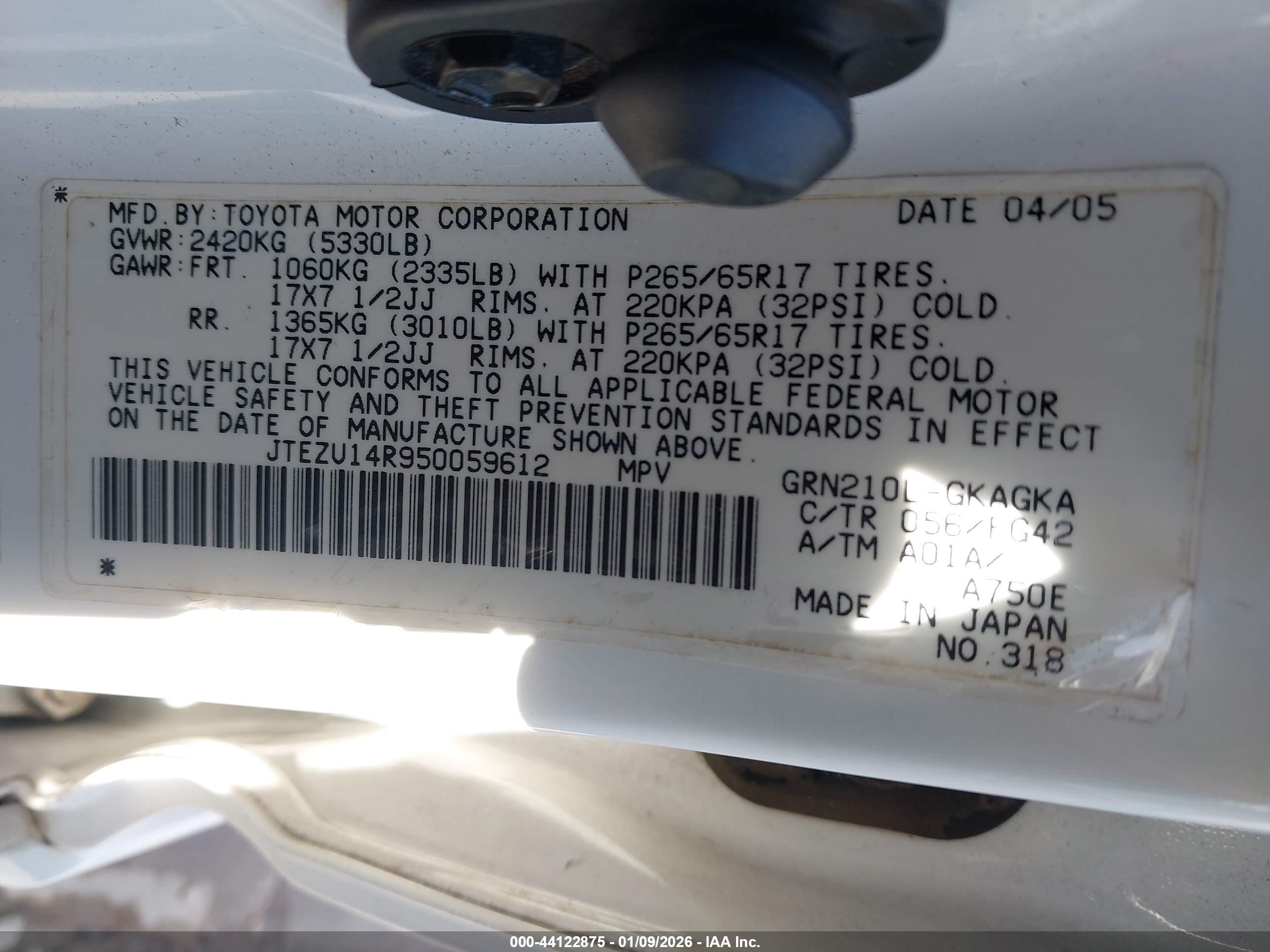 TOYOTA 4RUNNER image 9