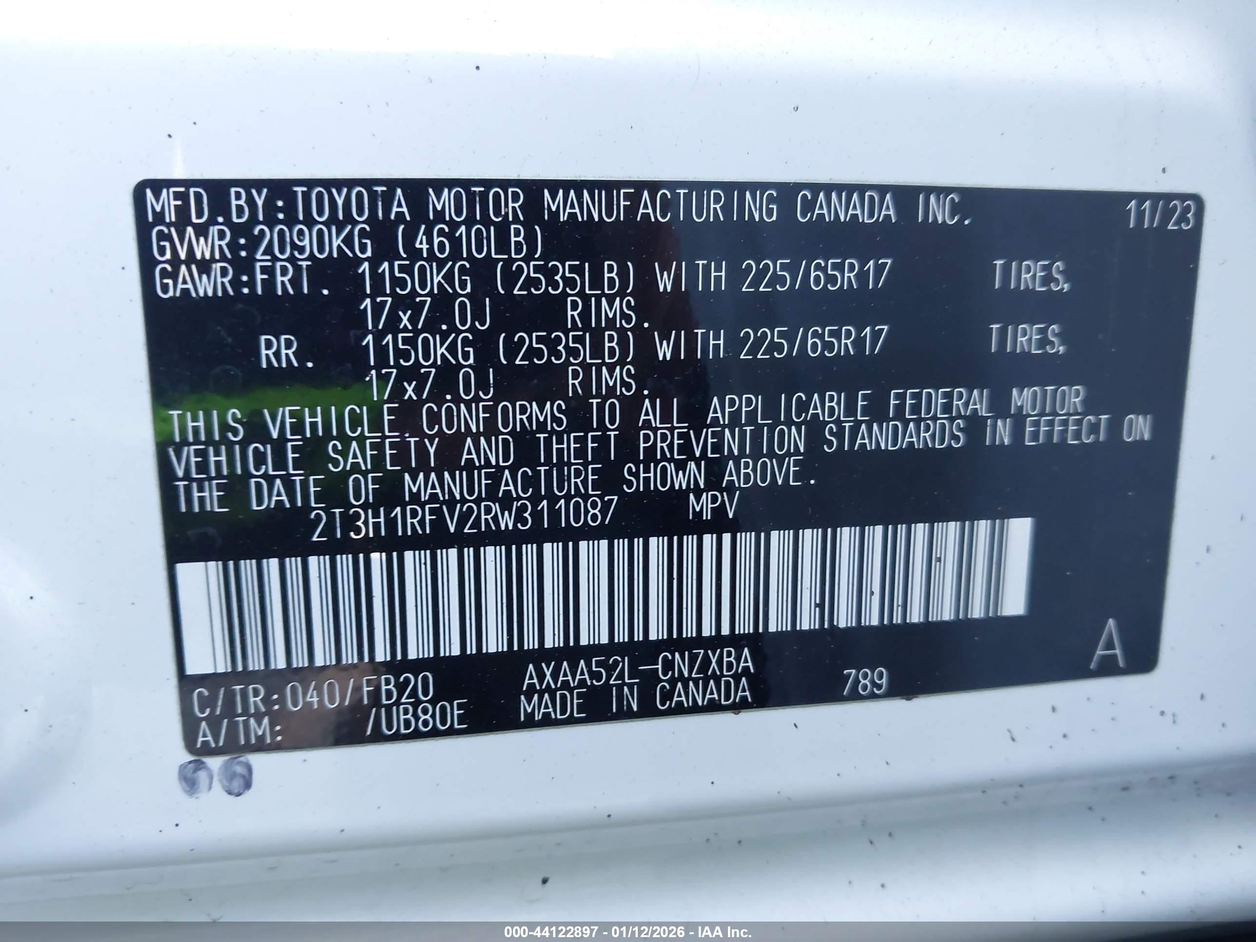 TOYOTA RAV4 image 9