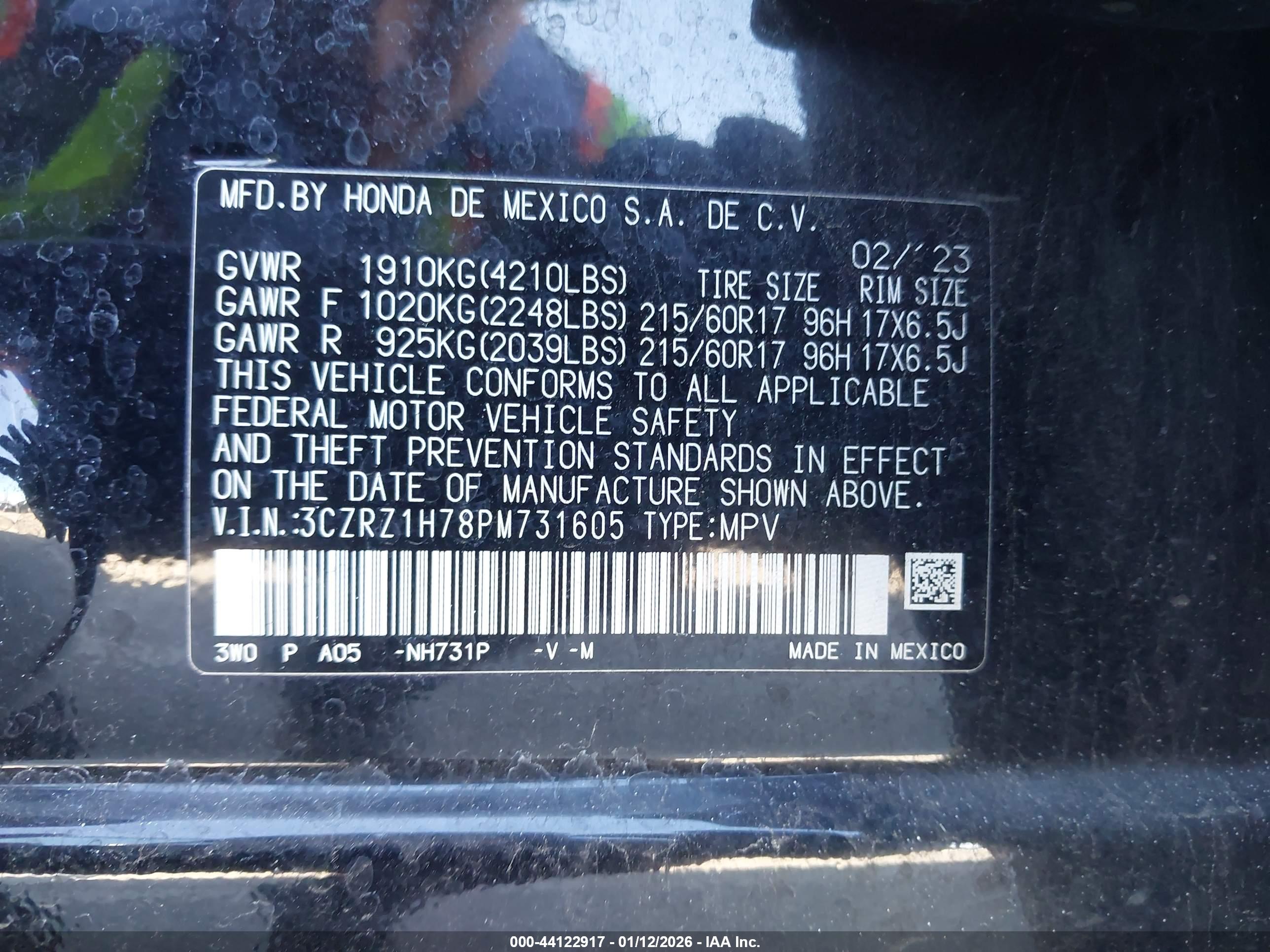 HONDA HR-V image 9