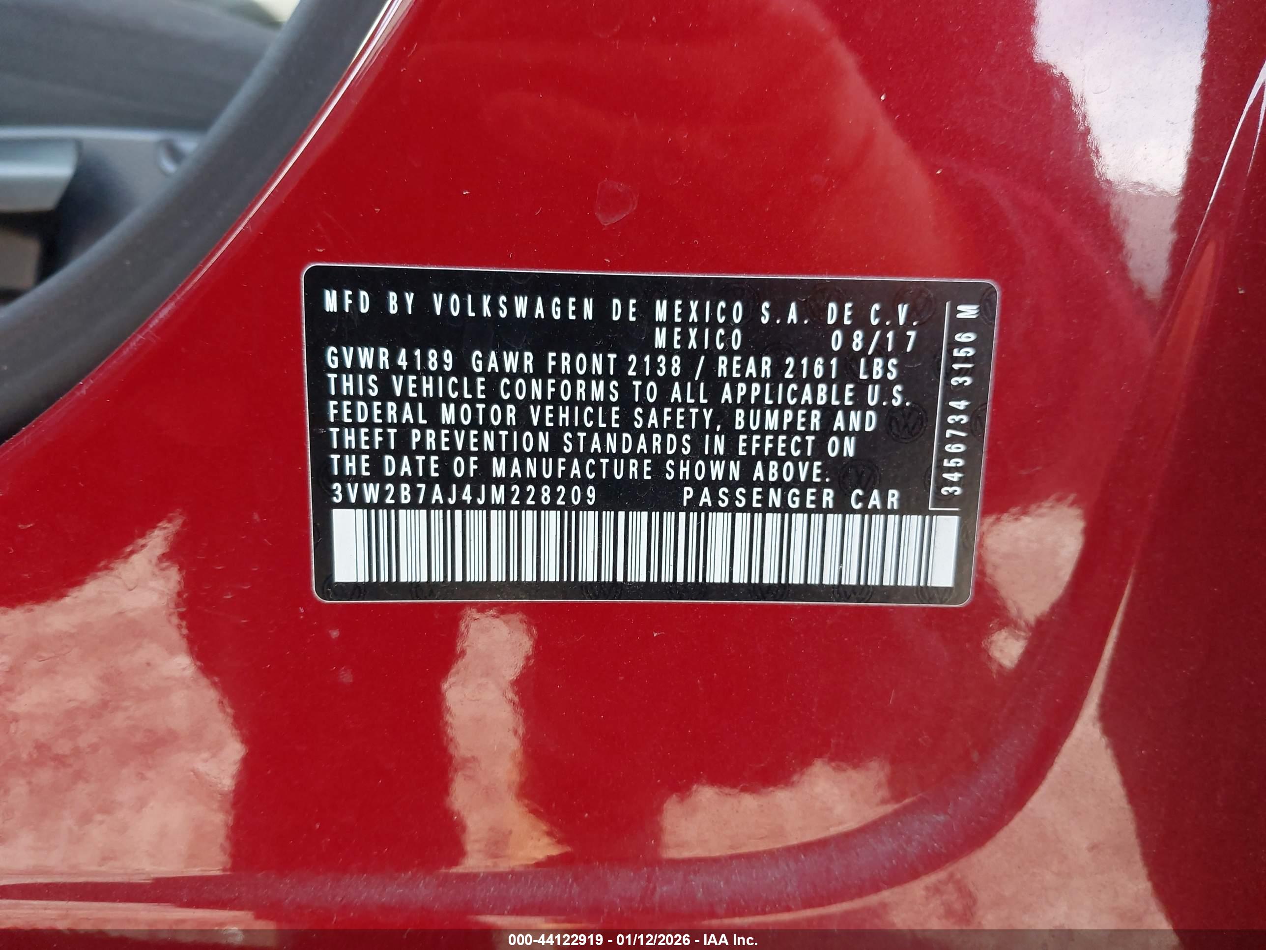 VOLKSWAGEN JETTA image 9