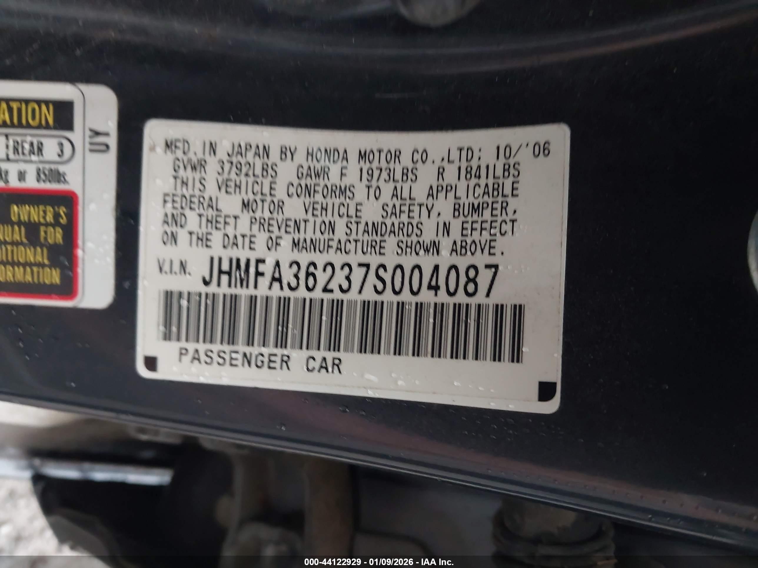 HONDA CIVIC image 9