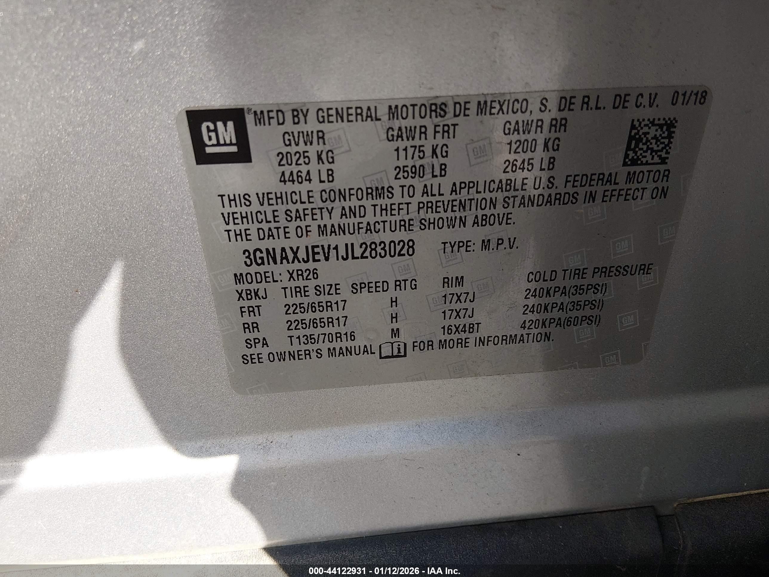CHEVROLET EQUINOX image 9