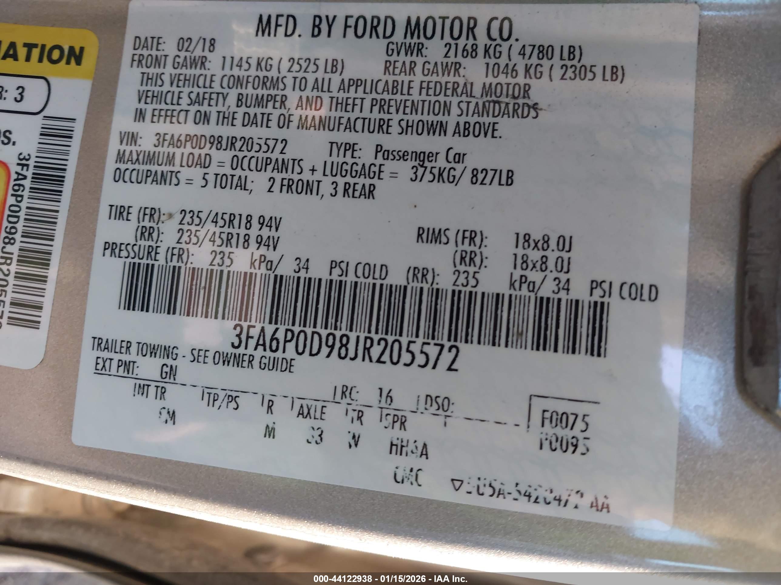 FORD FUSION image 9