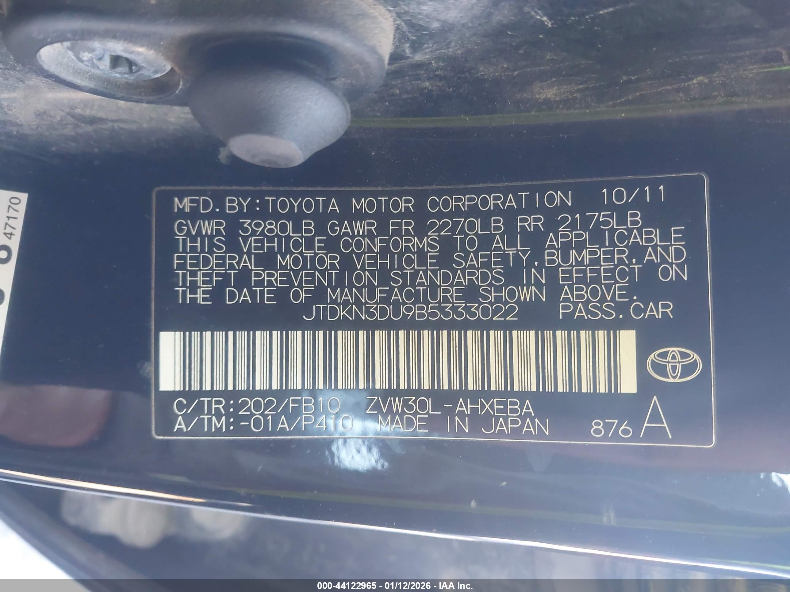 TOYOTA PRIUS image 9