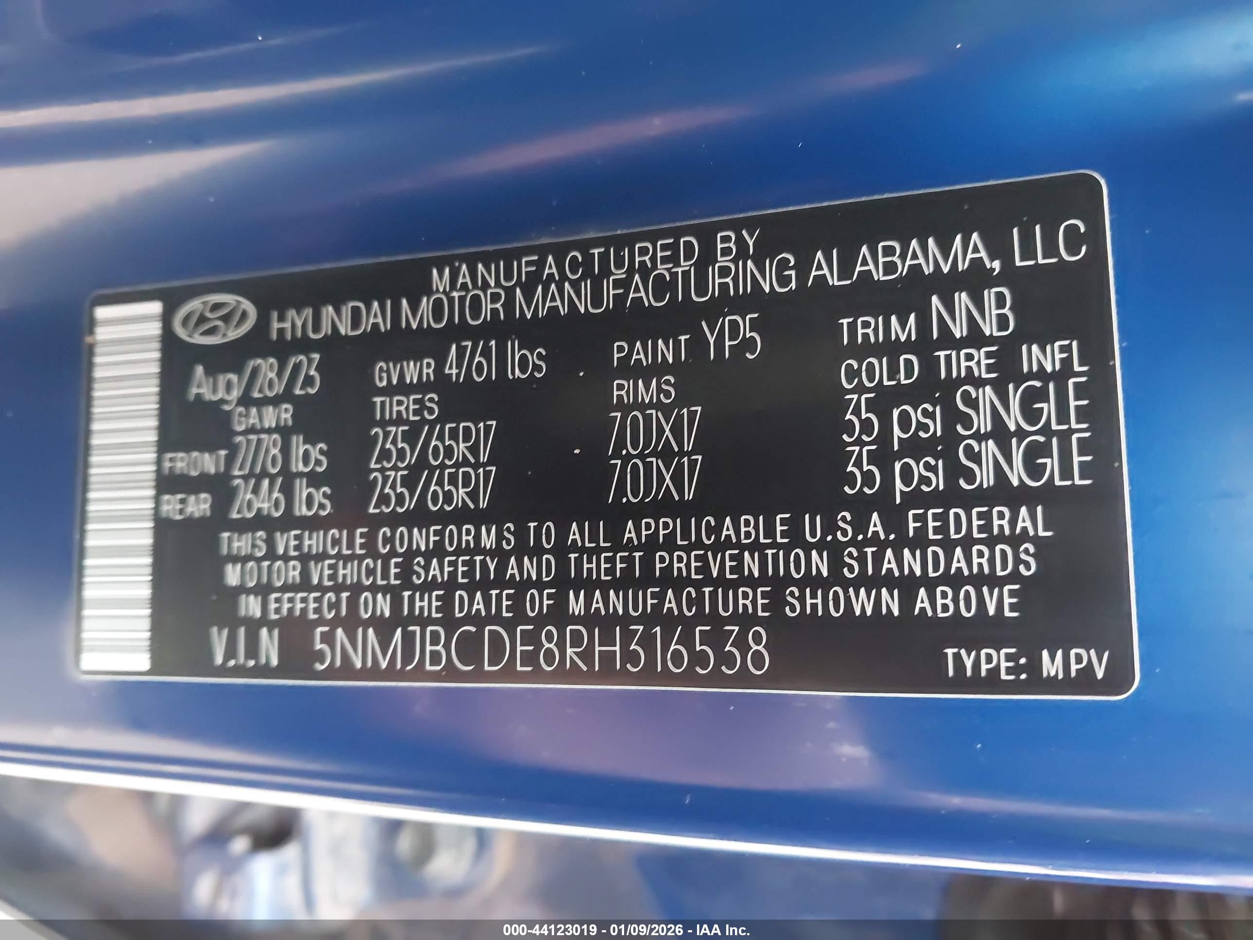 HYUNDAI TUCSON image 9