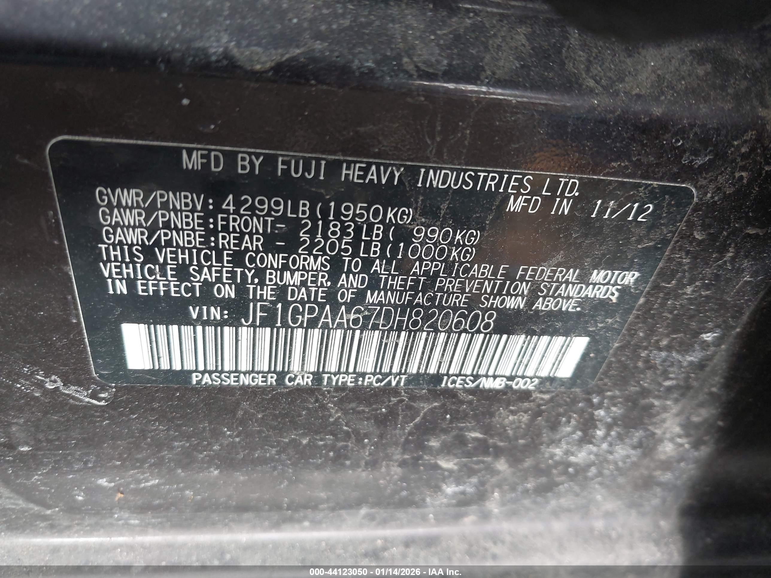 SUBARU IMPREZA image 9