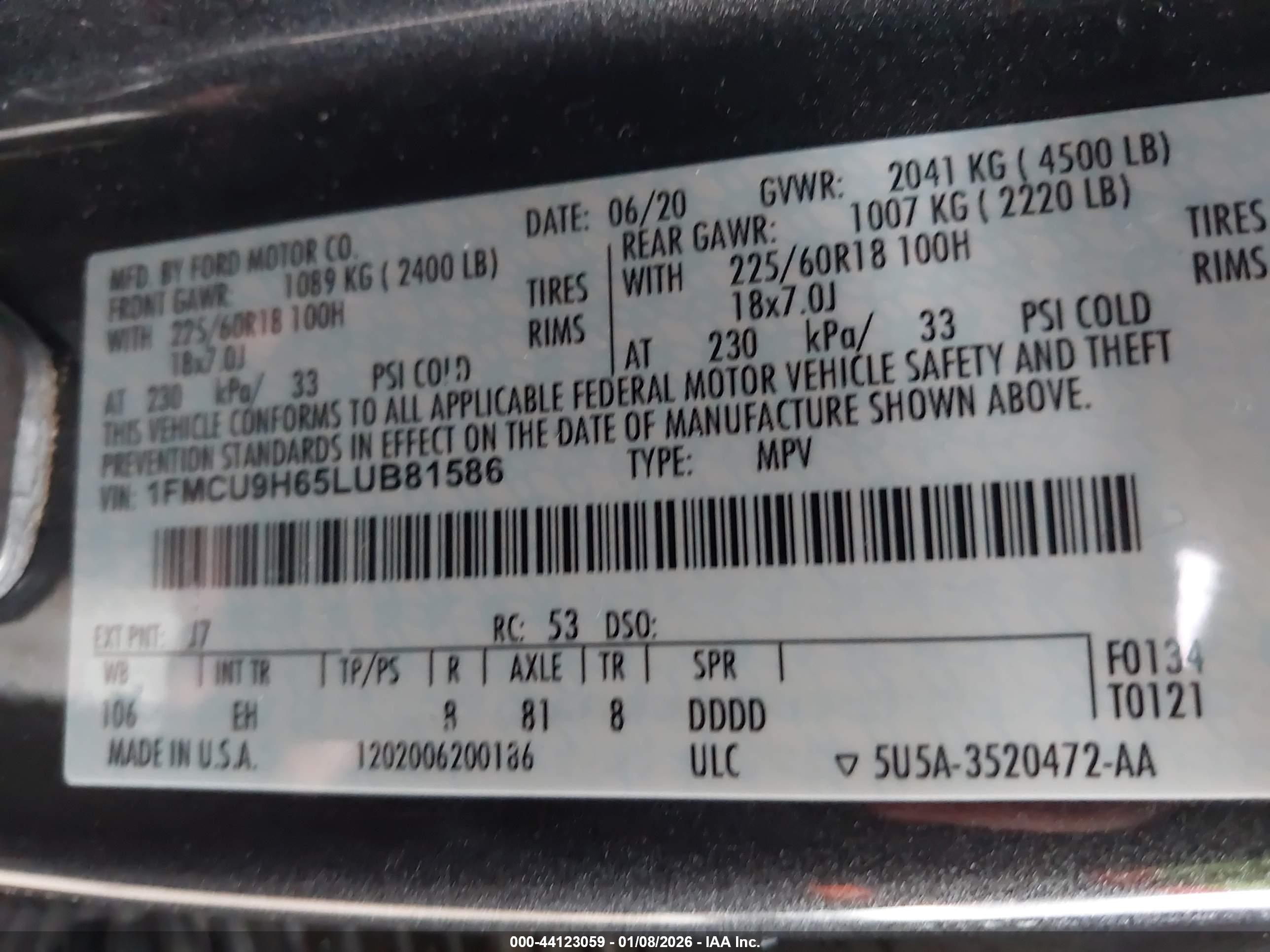 FORD ESCAPE image 9